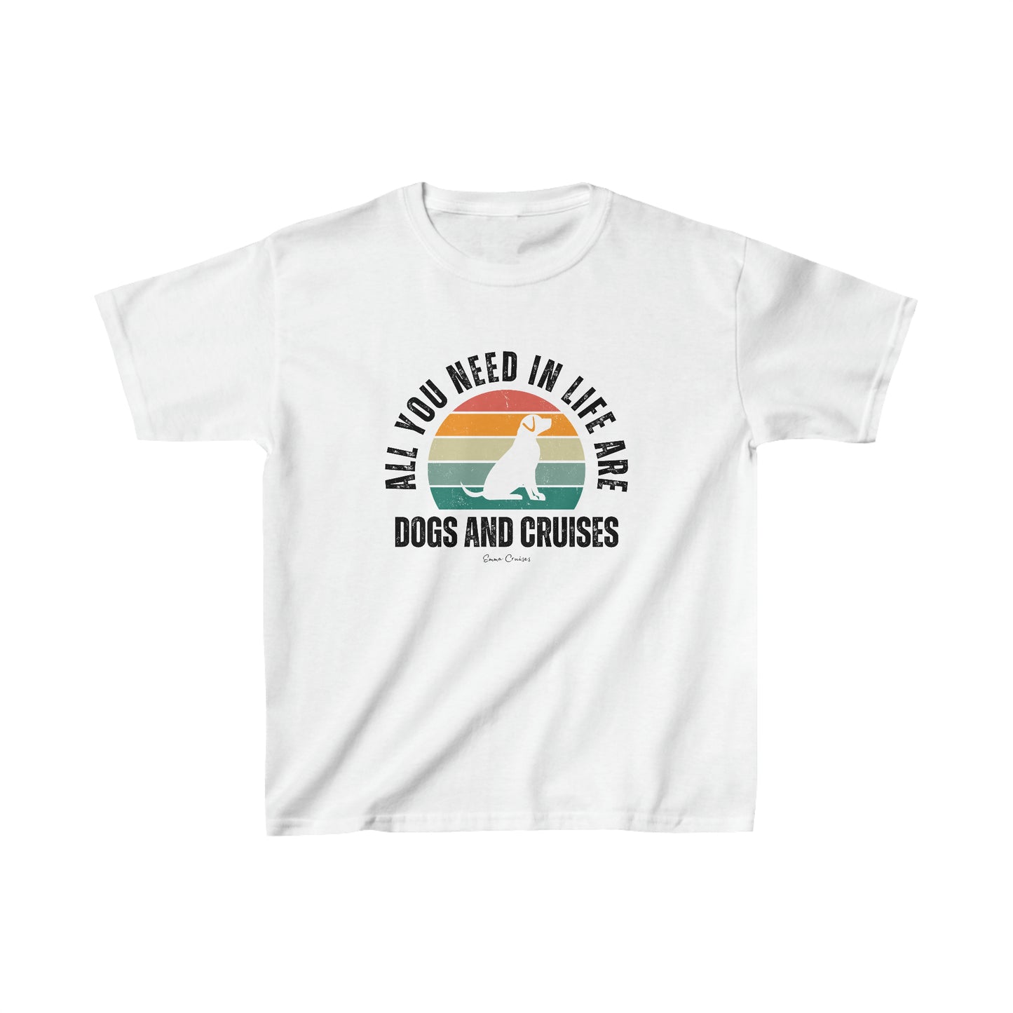 Dogs and Cruises - Kids UNISEX T-Shirt