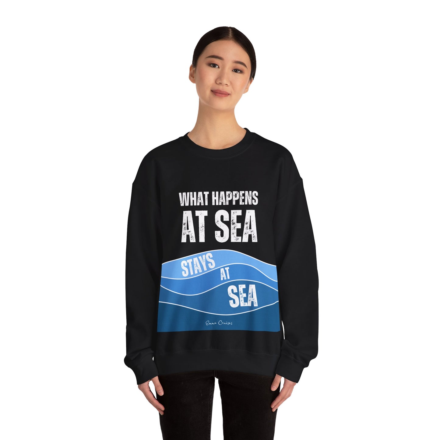 What Happens at Sea - UNISEX Crewneck Sweatshirt (UK)