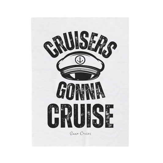 Cruisers Gonna Cruise - Velveteen Plush Blanket