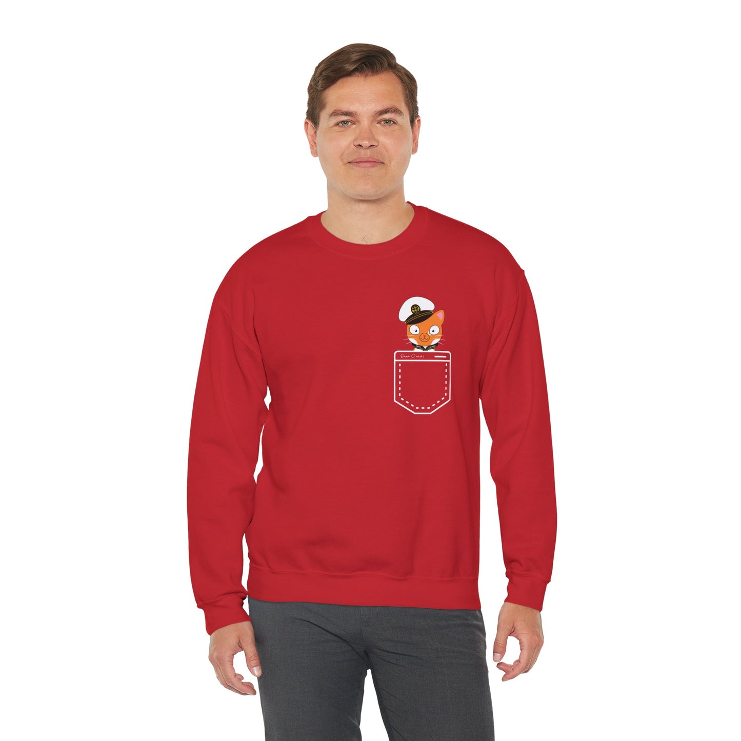 Captain Hudson in Your Pocket - UNISEX Crewneck Sweatshirt