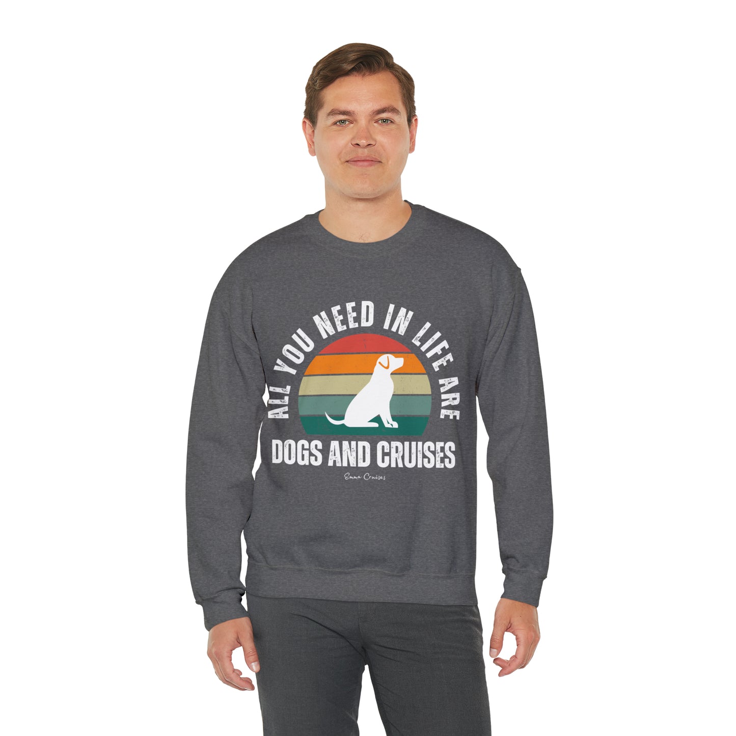 Dogs and Cruises - UNISEX Crewneck Sweatshirt (UK)