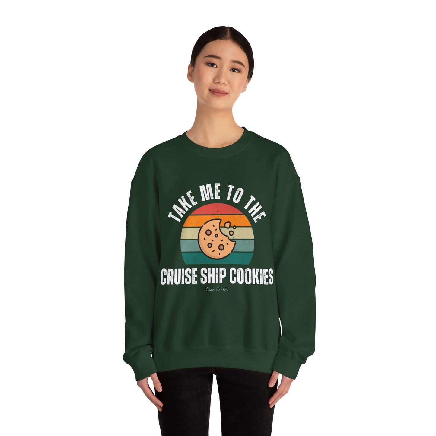 Bring mich zu den Kreuzfahrtschiff-Cookies - UNISEX Crewneck Sweatshirt