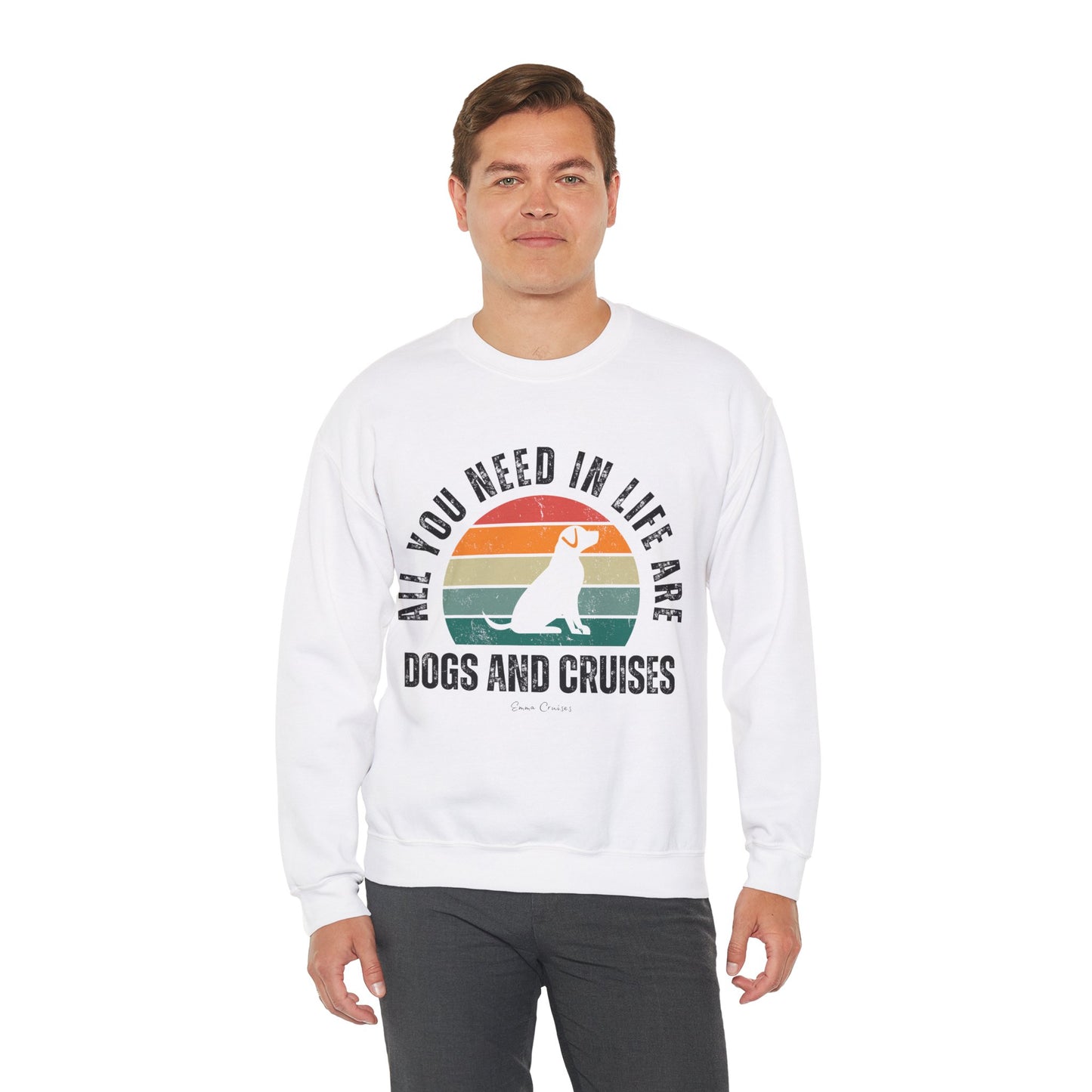 Dogs and Cruises - UNISEX Crewneck Sweatshirt