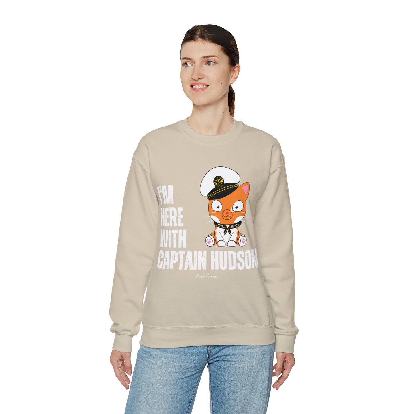 I'm With Captain Hudson - UNISEX Crewneck Sweatshirt (UK)