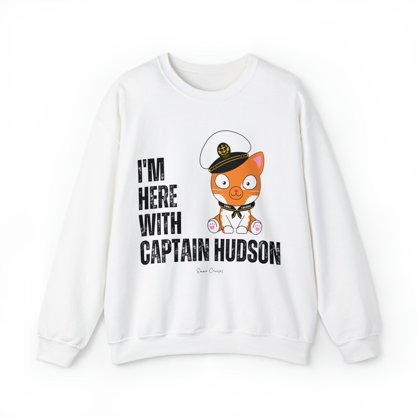 I'm With Captain Hudson - UNISEX Crewneck Sweatshirt (UK)