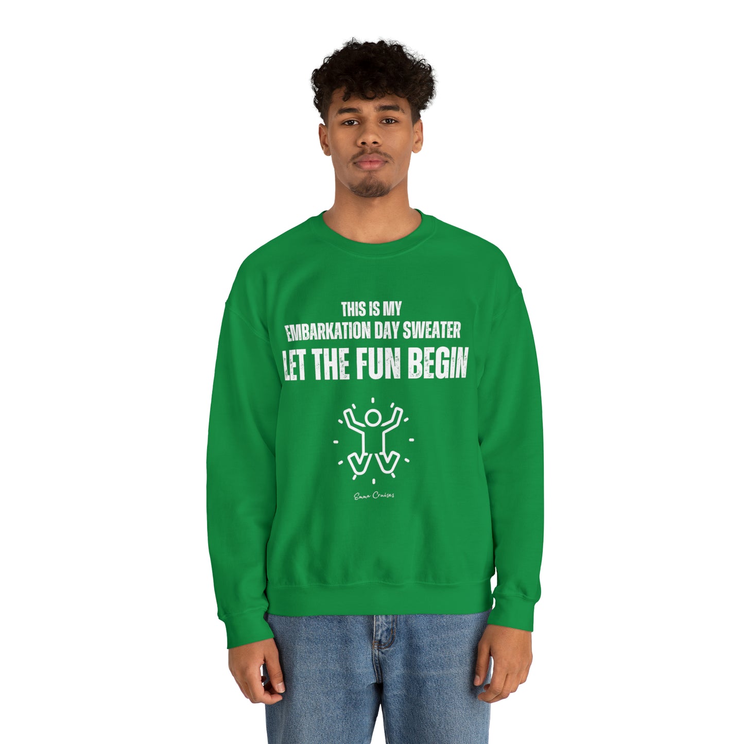 This is My Embarkation Day Sweater - UNISEX Crewneck Sweatshirt (UK)