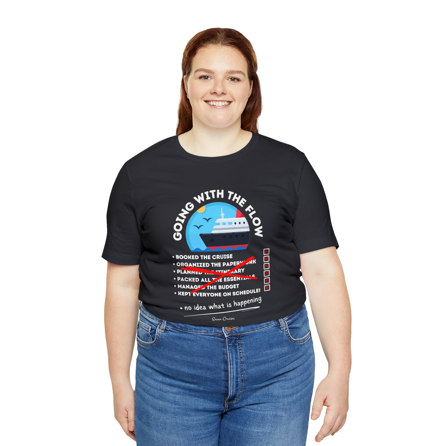 Ich gehe mit dem Fluss - UNISEX T-Shirt