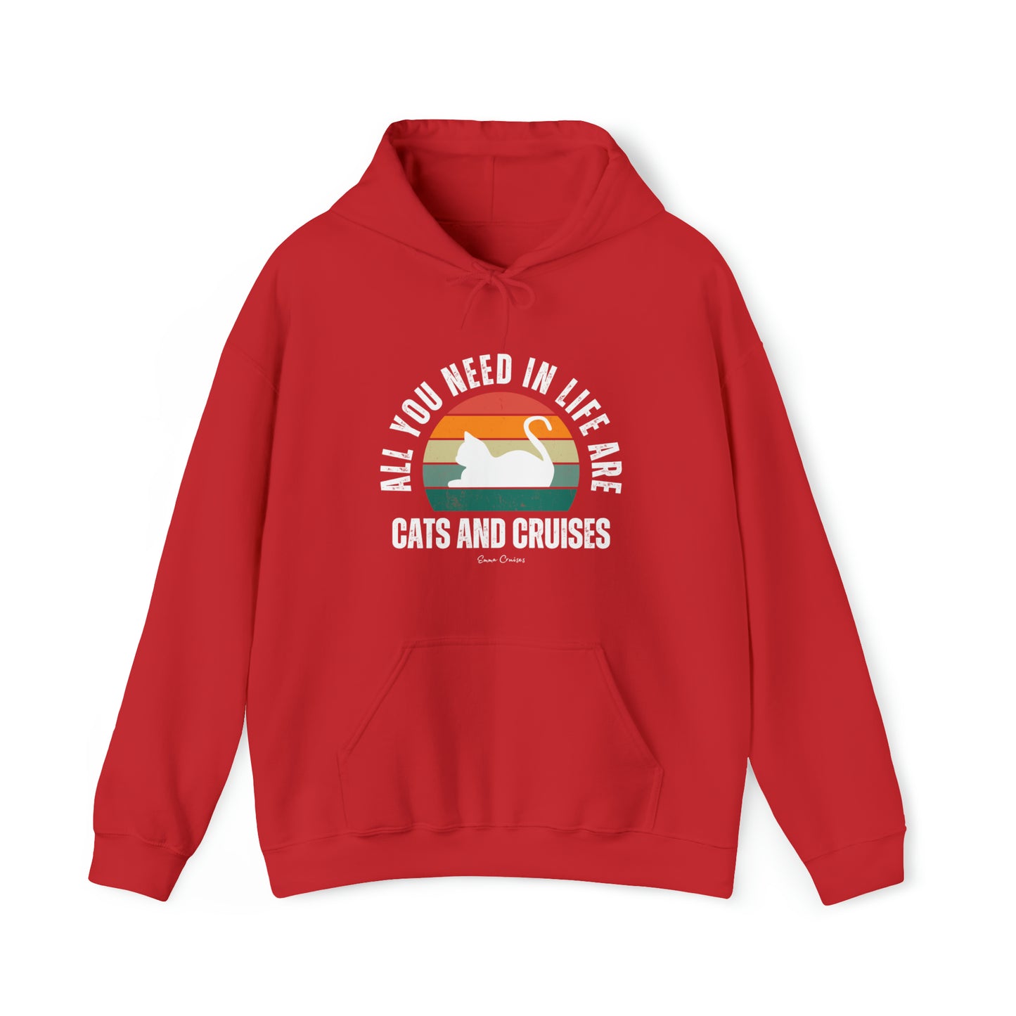 Cats and Cruises - UNISEX Hoodie (UK)