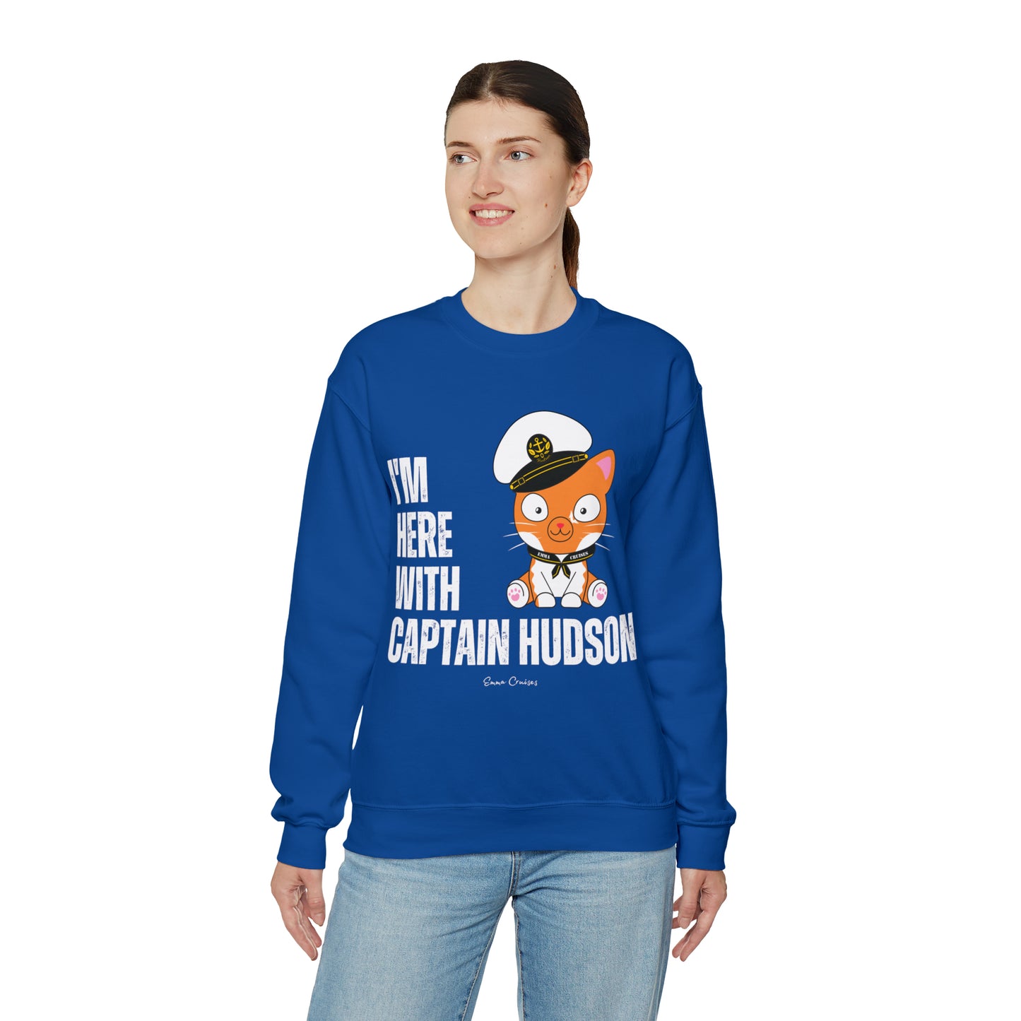 I'm With Captain Hudson - UNISEX Crewneck Sweatshirt (UK)