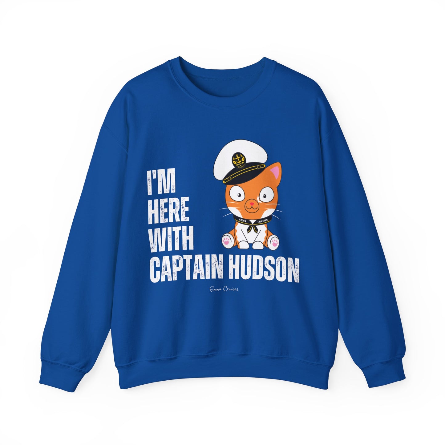 I'm With Captain Hudson - UNISEX Crewneck Sweatshirt