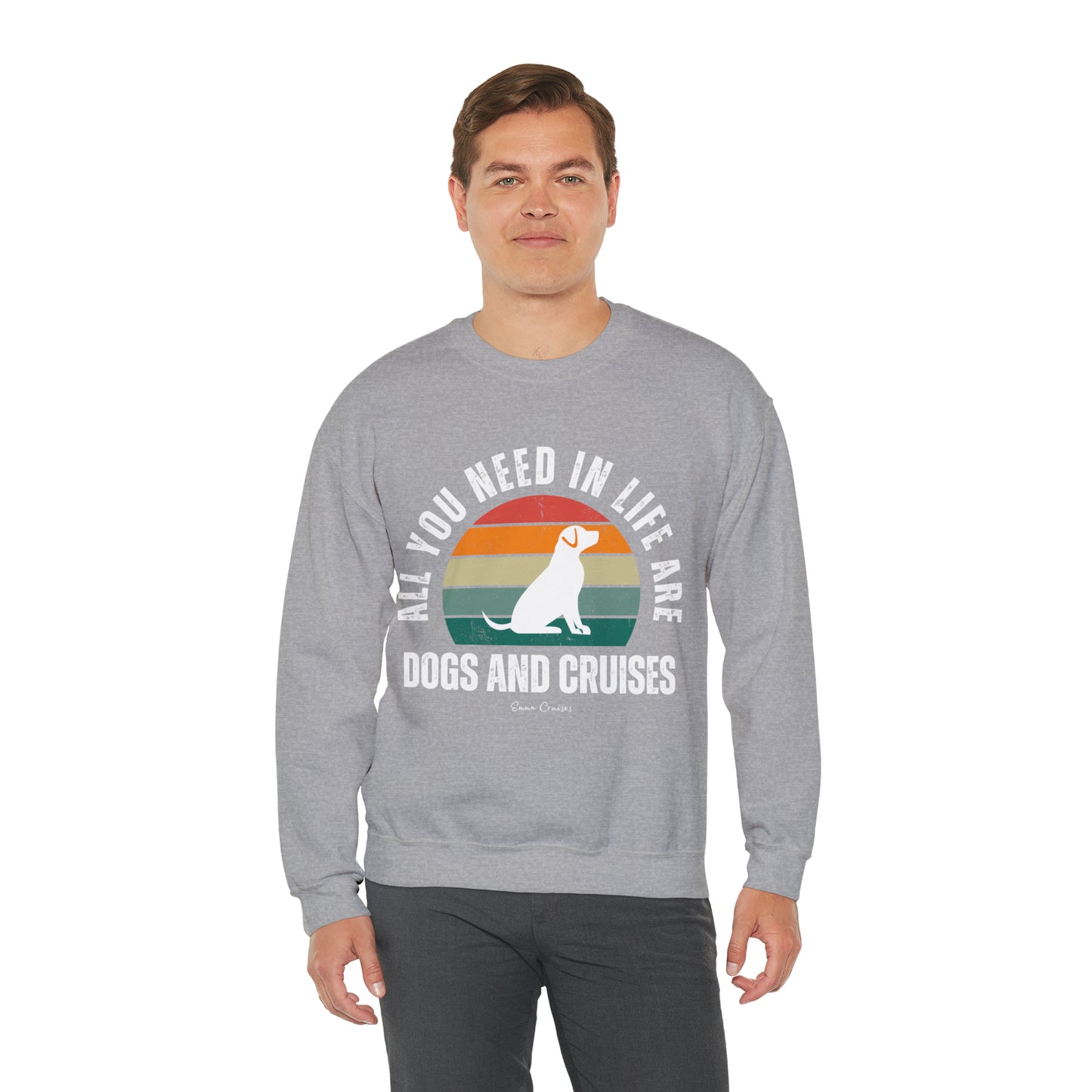 Dogs and Cruises - UNISEX Crewneck Sweatshirt (UK)