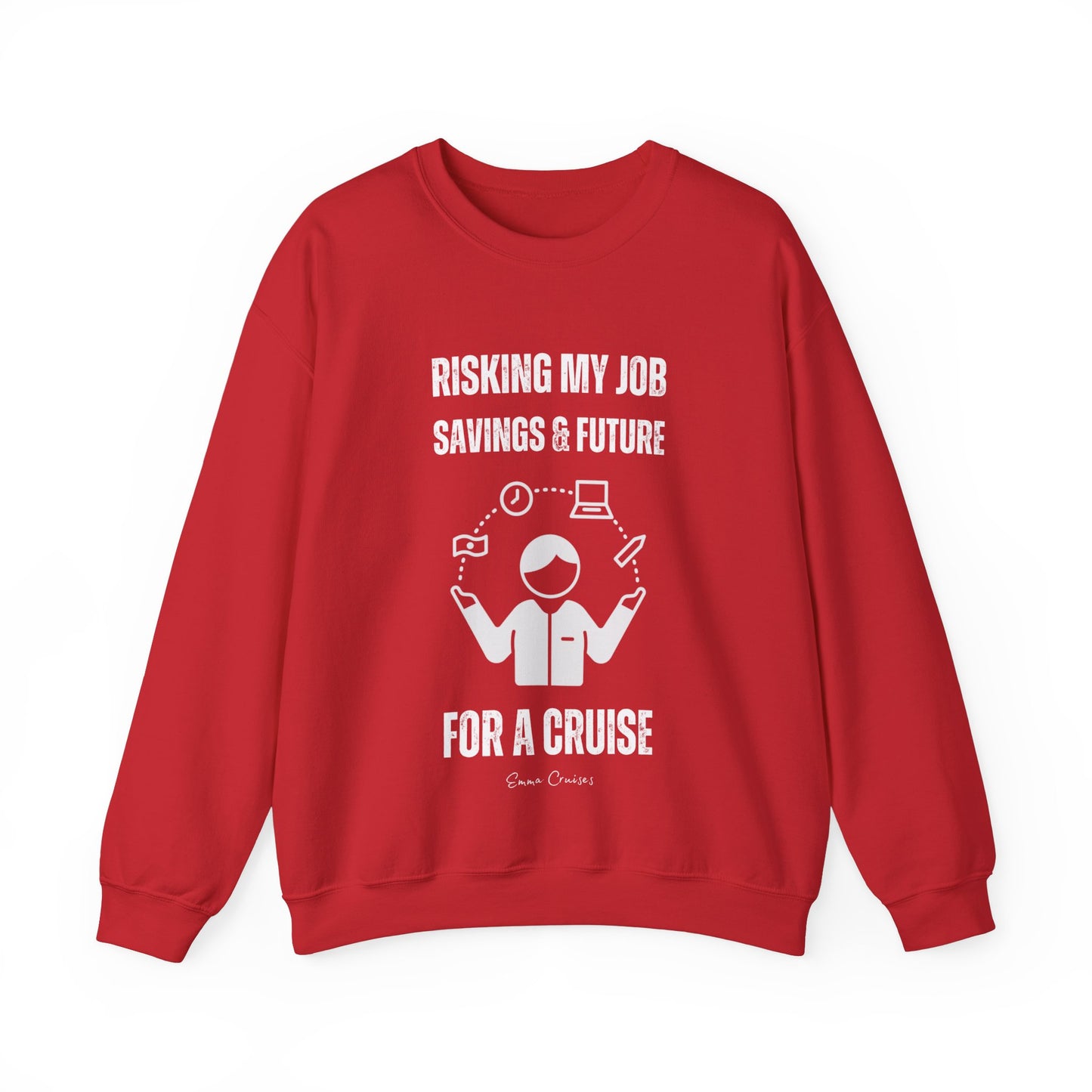 Risking Everything for a Cruise - UNISEX Crewneck Sweatshirt (UK)