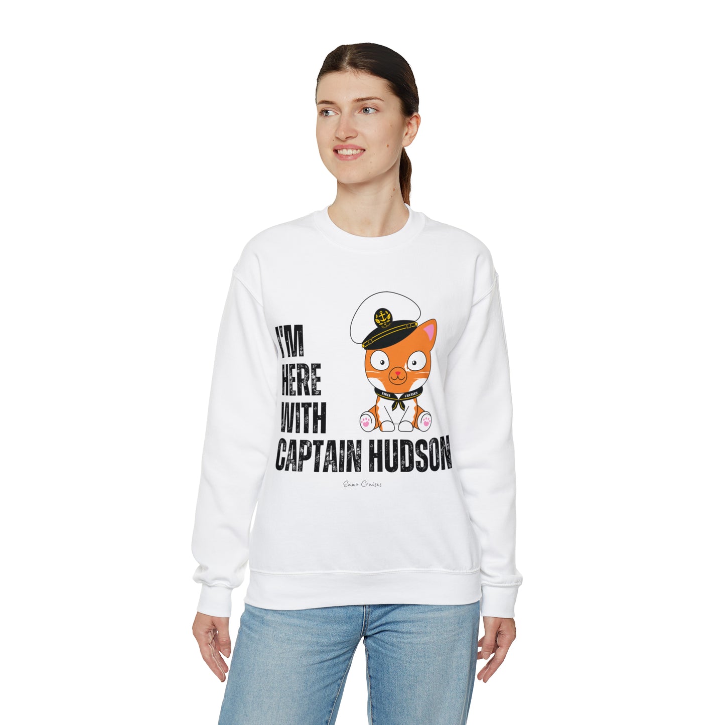 I'm With Captain Hudson - UNISEX Crewneck Sweatshirt (UK)