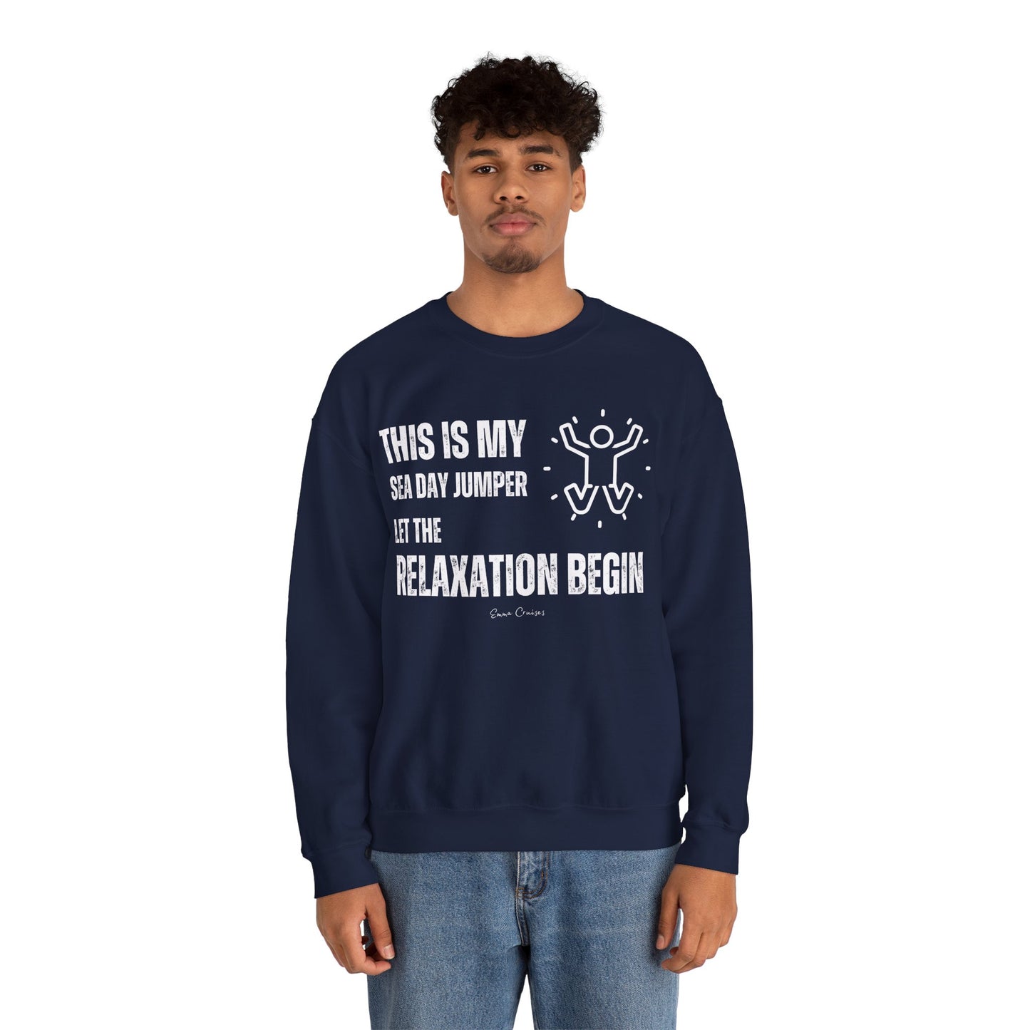 This is My Sea Day Jumper - UNISEX Crewneck Sweatshirt