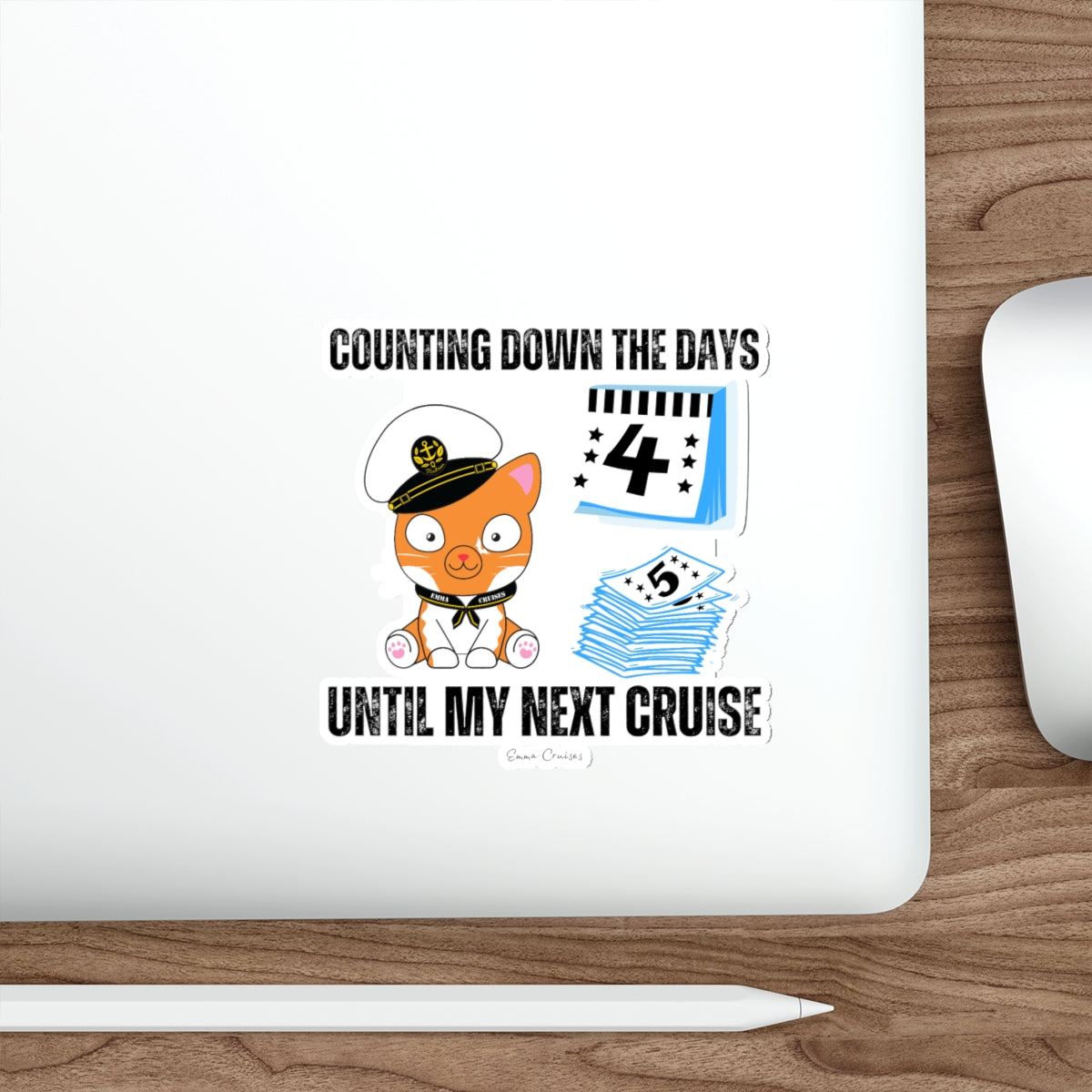Counting Down the Days - Die-Cut Sticker