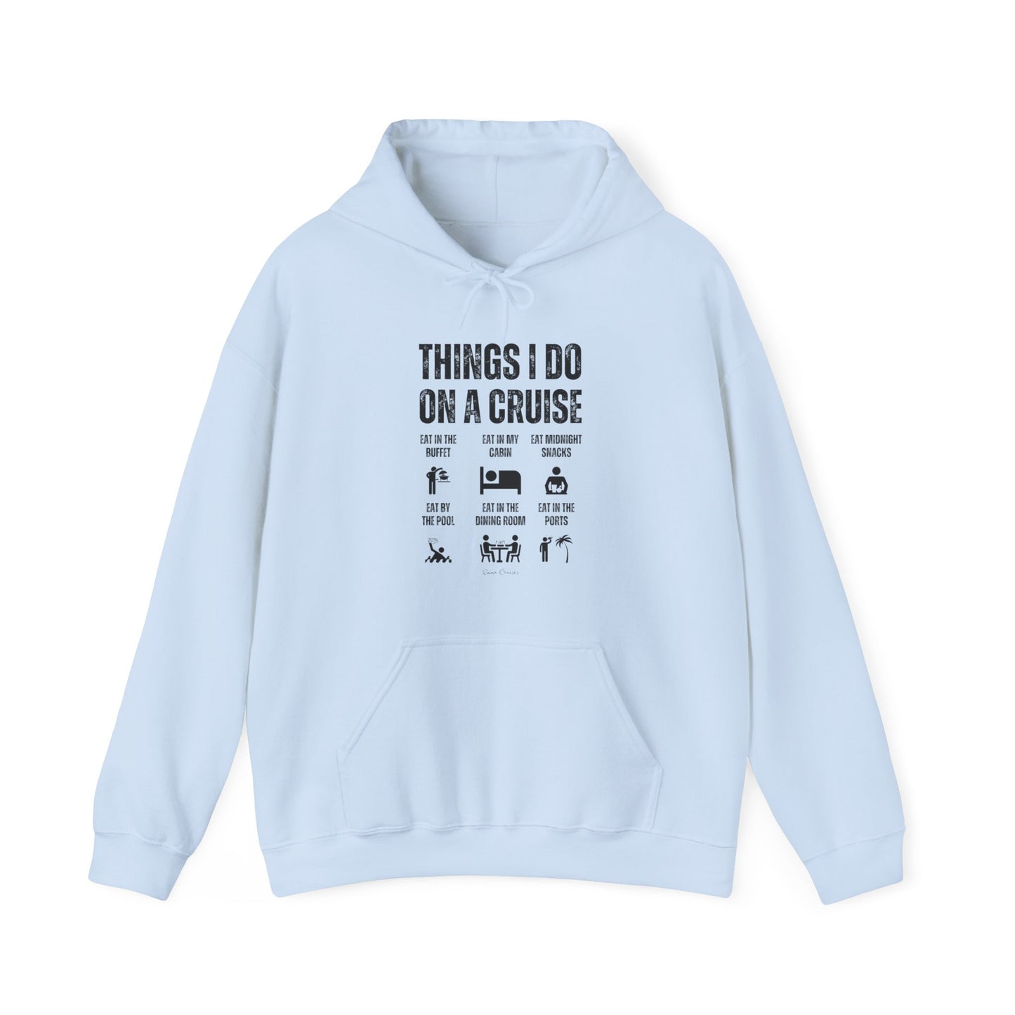 Things I Do on a Cruise - UNISEX Hoodie (UK)