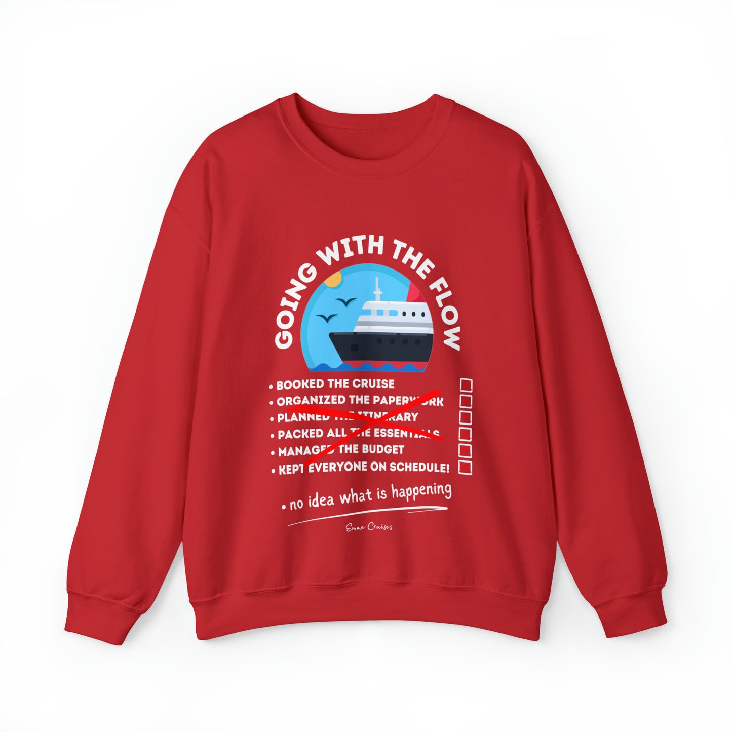 I'm Going With the Flow - UNISEX Crewneck Sweatshirt (UK)