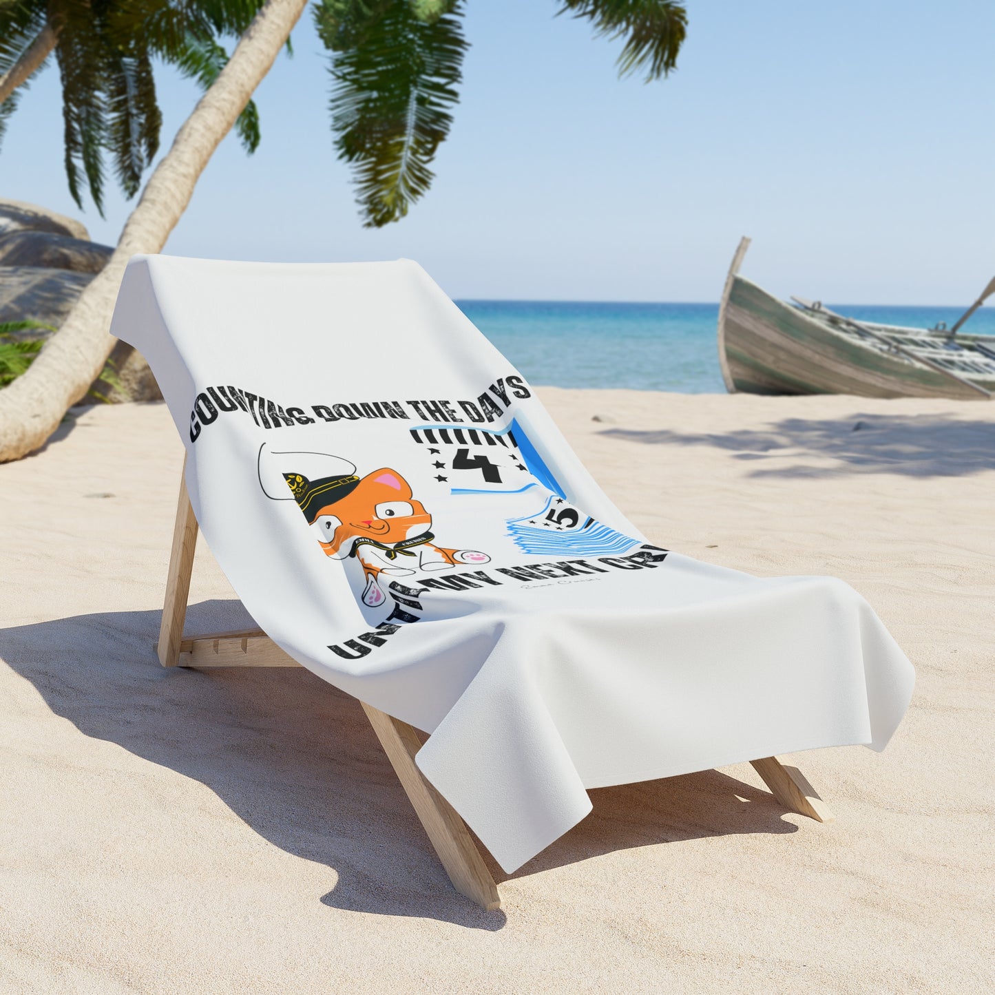 Counting Down the Days - Beach Towel