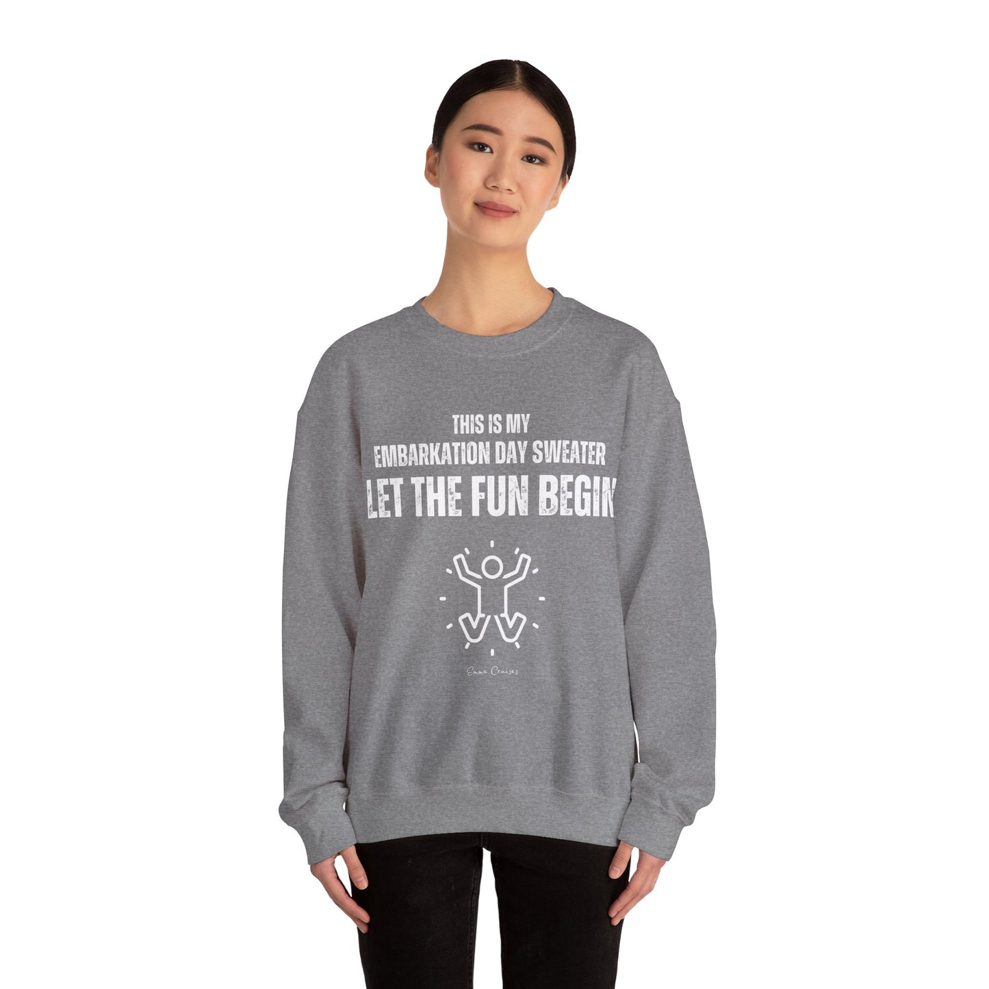 This is My Embarkation Day Sweater - UNISEX Crewneck Sweatshirt