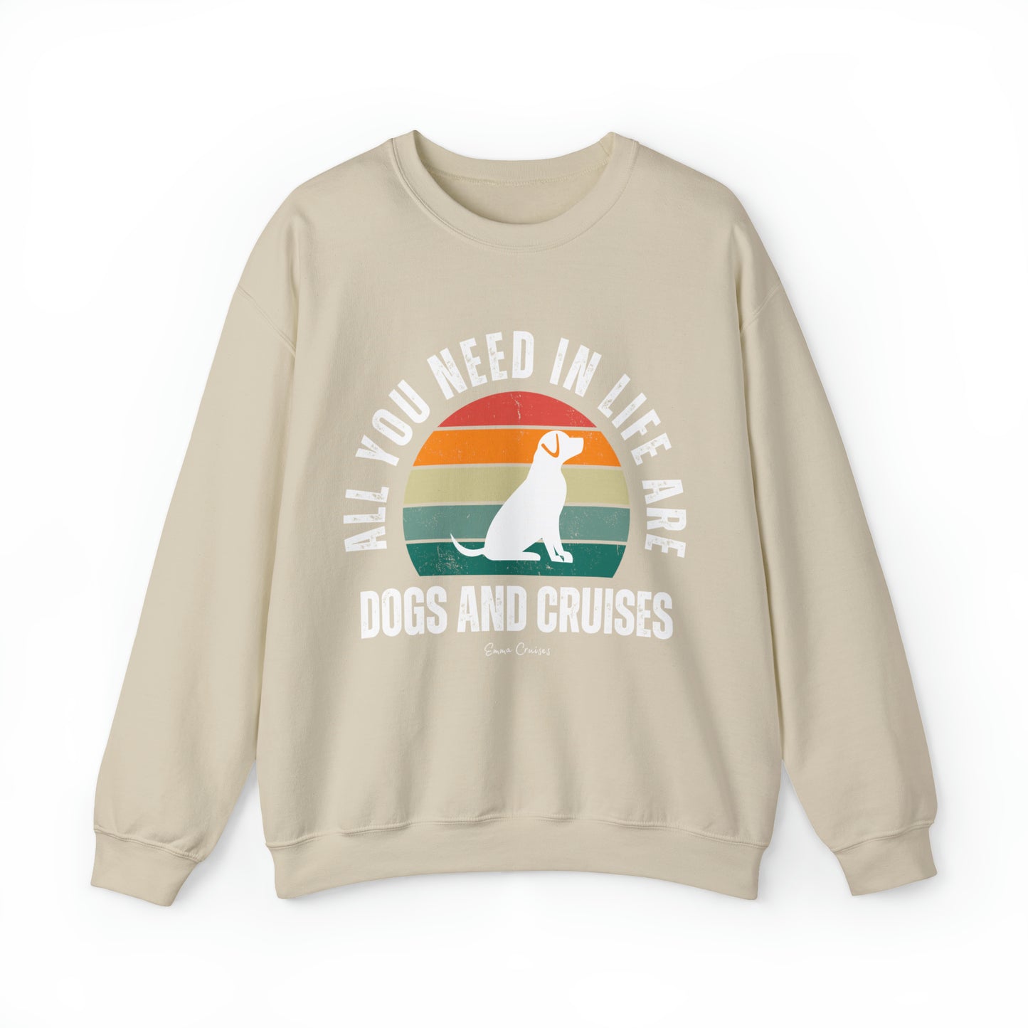 Dogs and Cruises - UNISEX Crewneck Sweatshirt (UK)