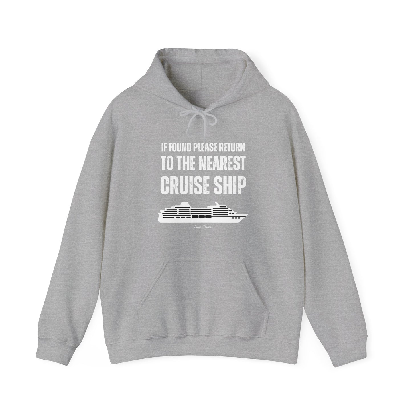 Return to Cruise Ship - UNISEX Hoodie (UK)