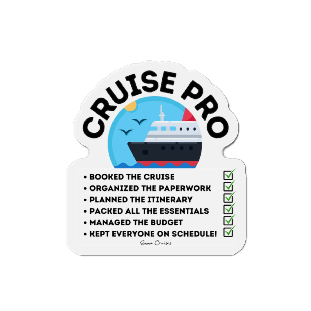 Ich bin ein Cruise Pro – Magnet