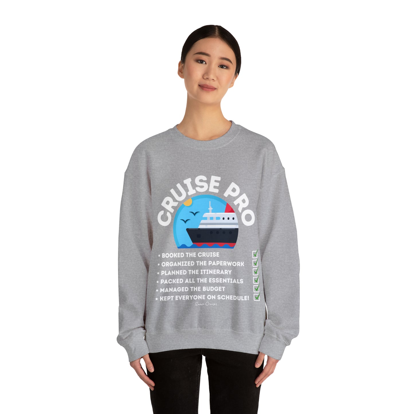 I'm a Cruise Pro - UNISEX Crewneck Sweatshirt (UK)