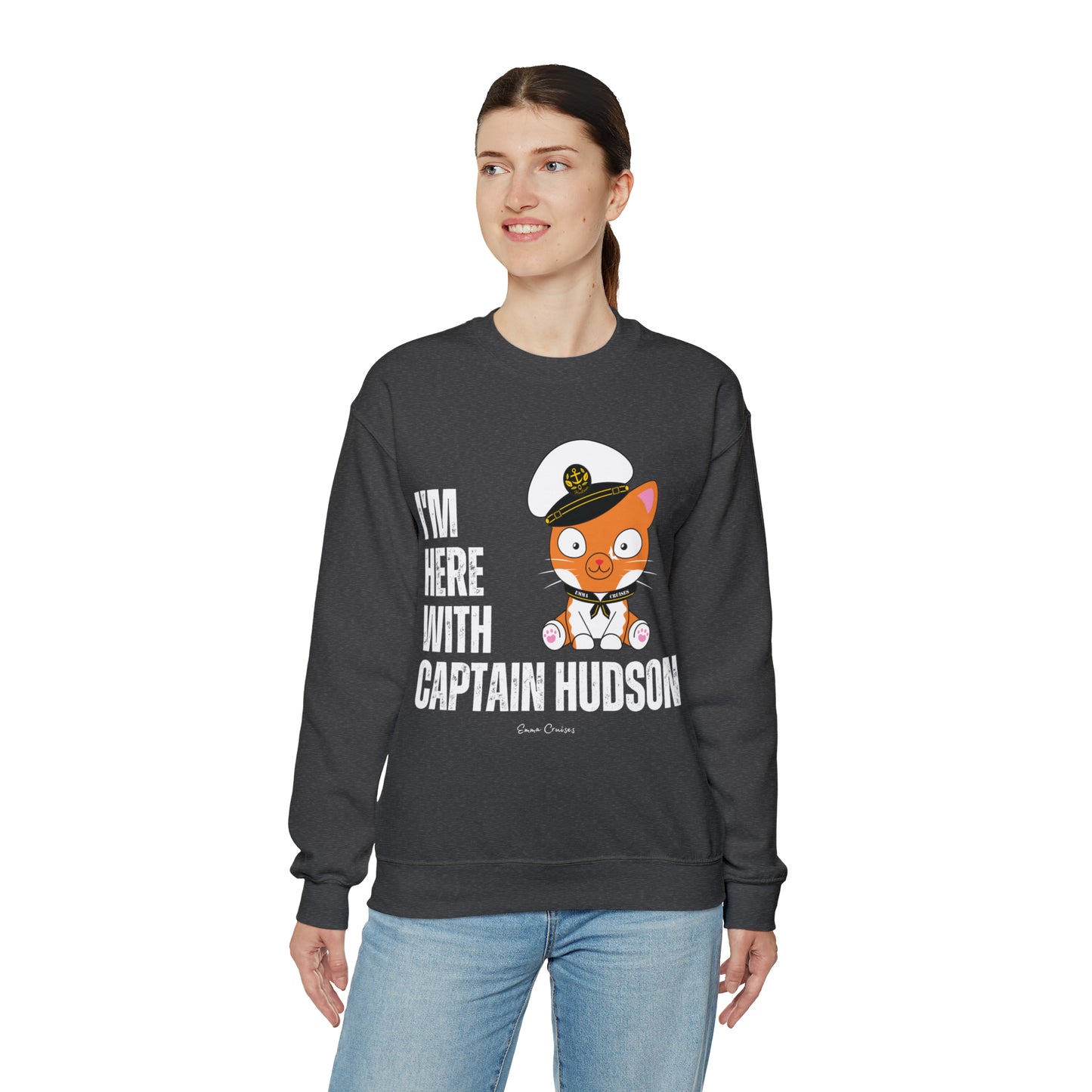 I'm With Captain Hudson - UNISEX Crewneck Sweatshirt (UK)