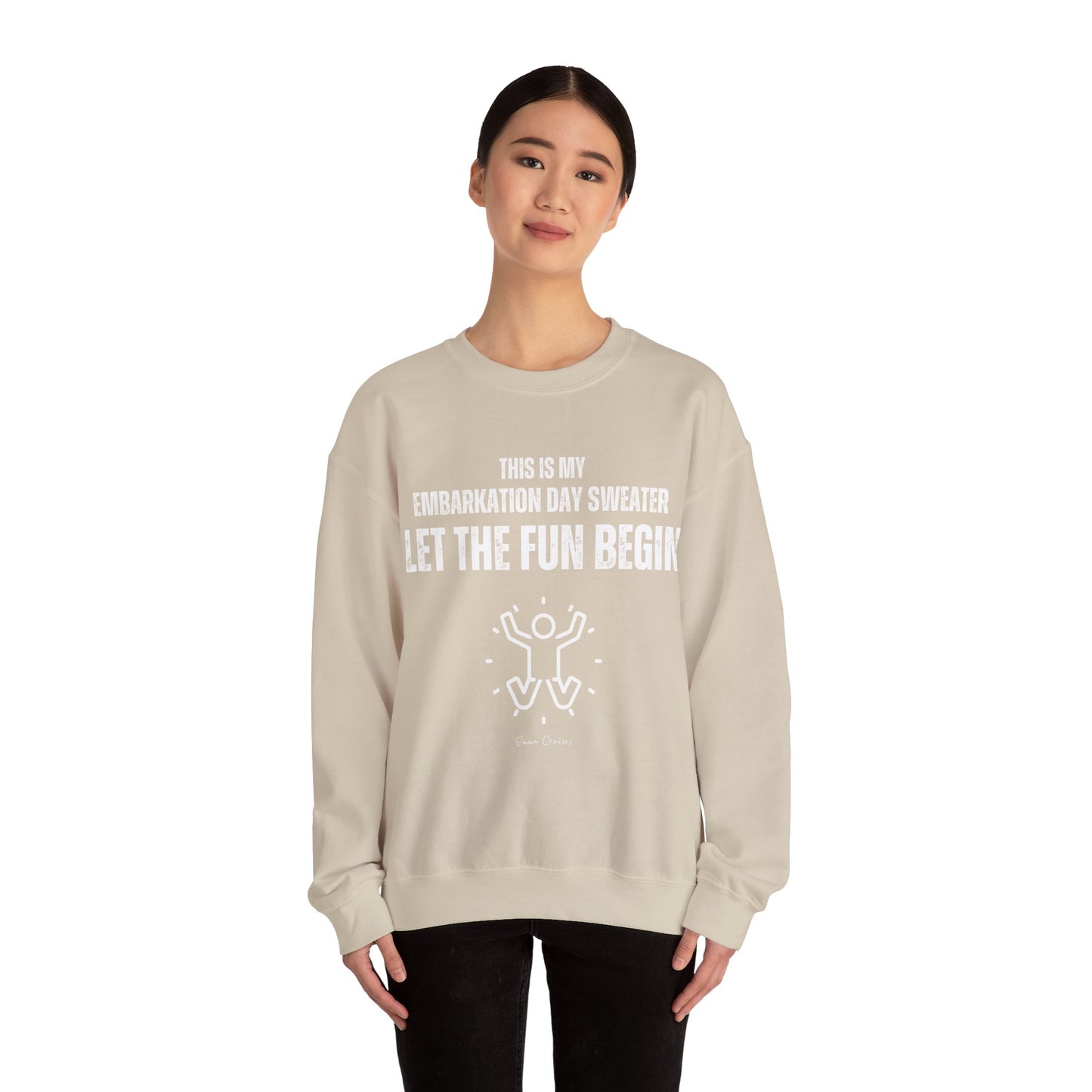 Dies ist mein Einschiffungstag-Pullover – Unisex-Sweatshirt mit Rundhalsausschnitt