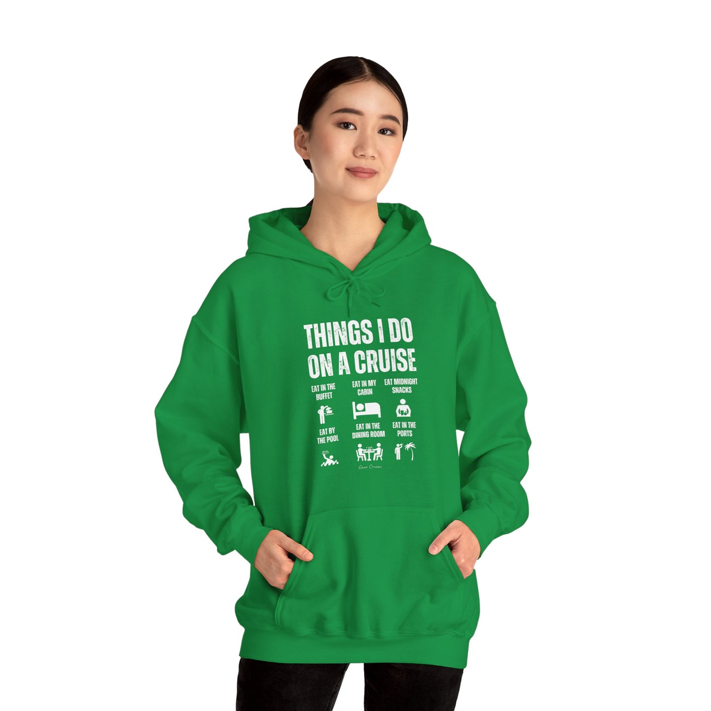 Things I Do on a Cruise - UNISEX Hoodie (UK)