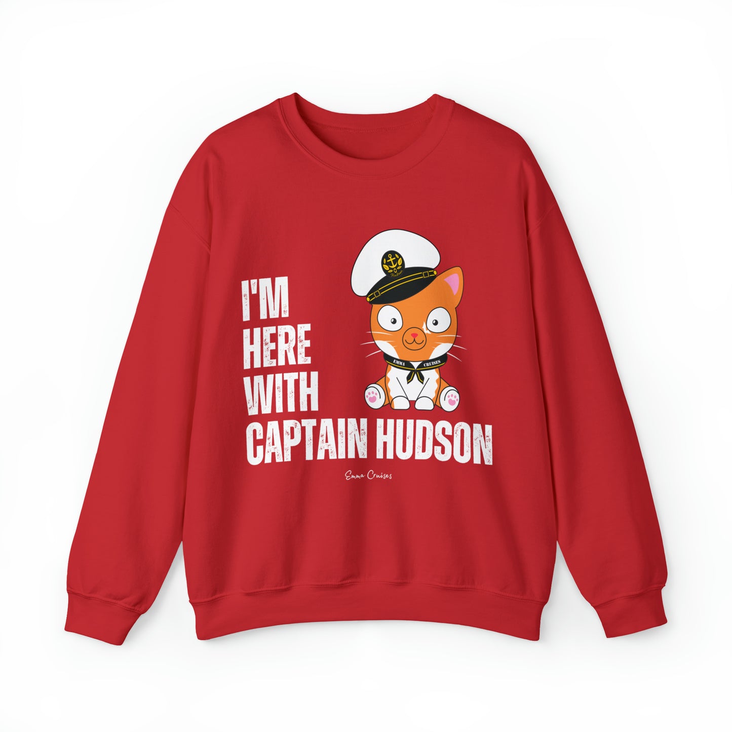 I'm With Captain Hudson - UNISEX Crewneck Sweatshirt (UK)