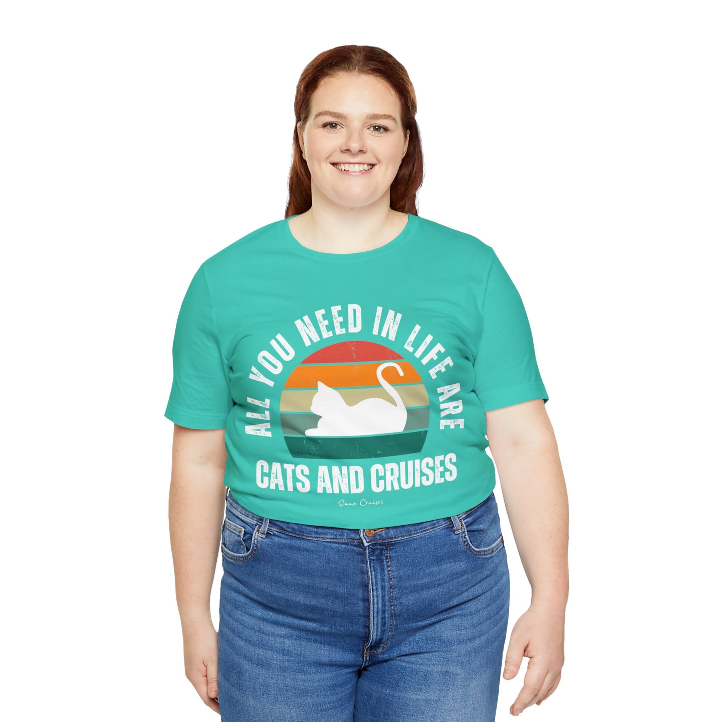 Cats and Cruises - UNISEX T-Shirt (UK)