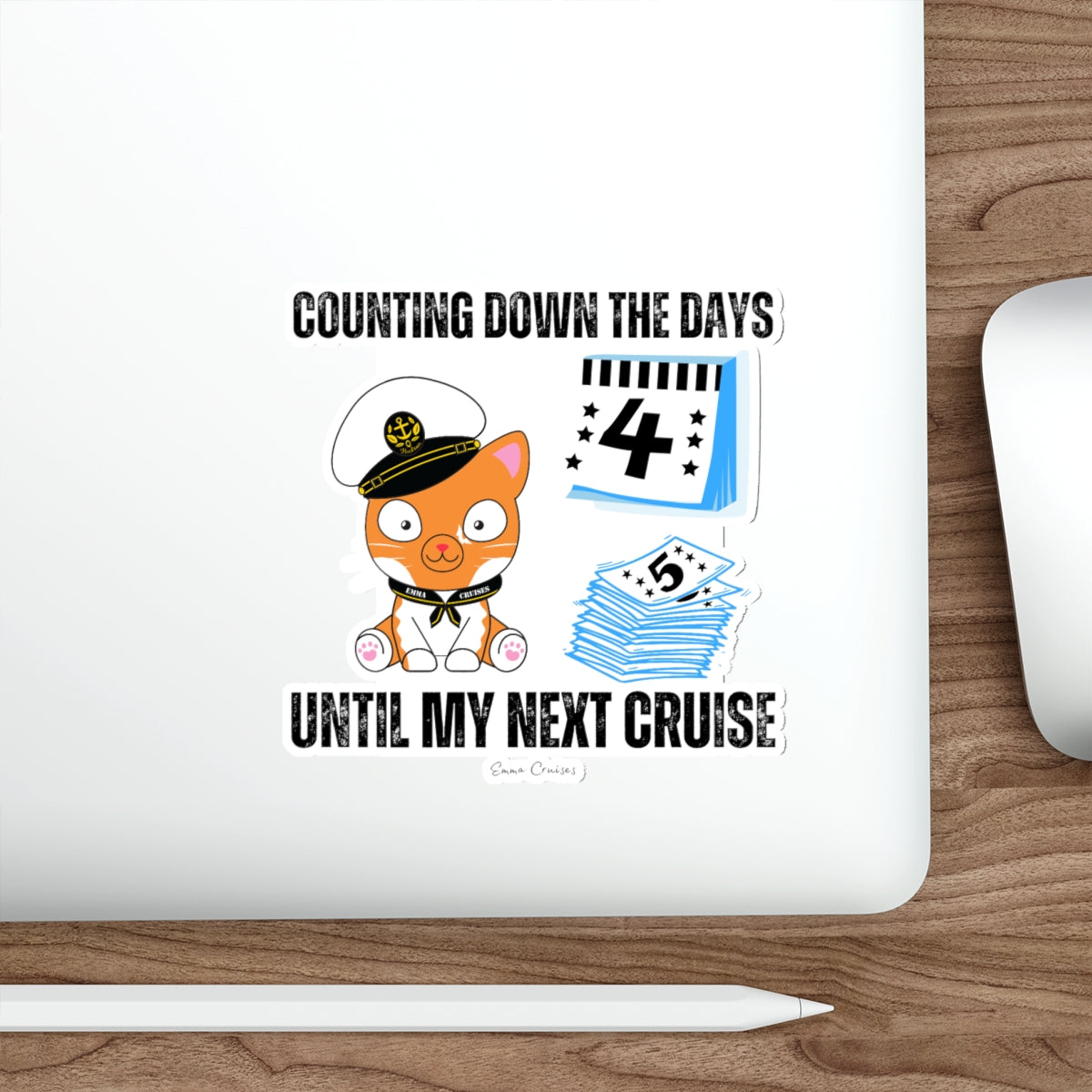 Counting Down the Days - Die-Cut Sticker