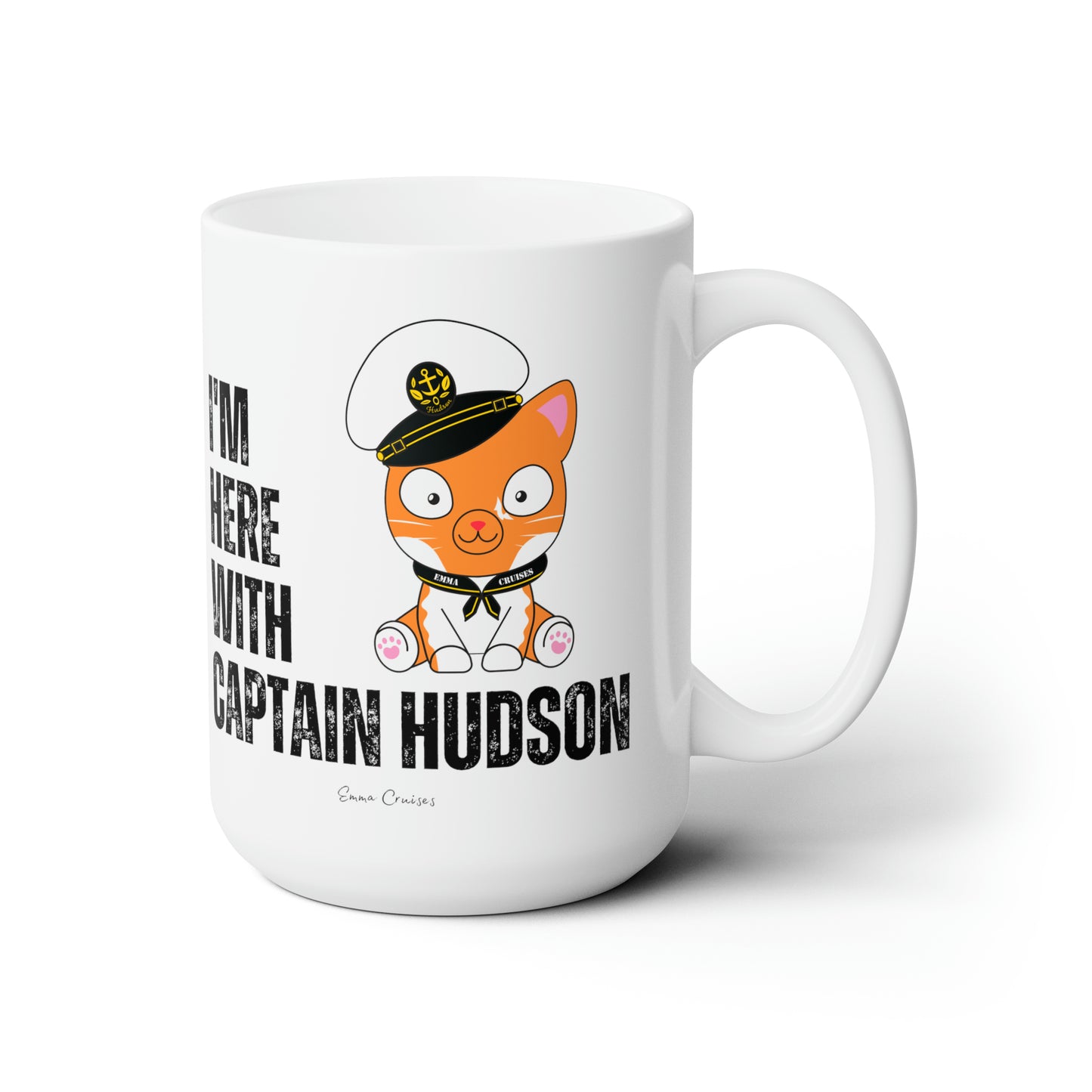 Ich bin mit Captain Hudson – Keramiktasse 