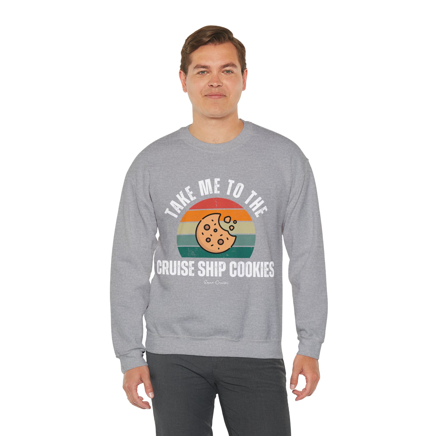 Take Me to the Cruise Ship Cookies - UNISEX Crewneck Sweatshirt (UK)