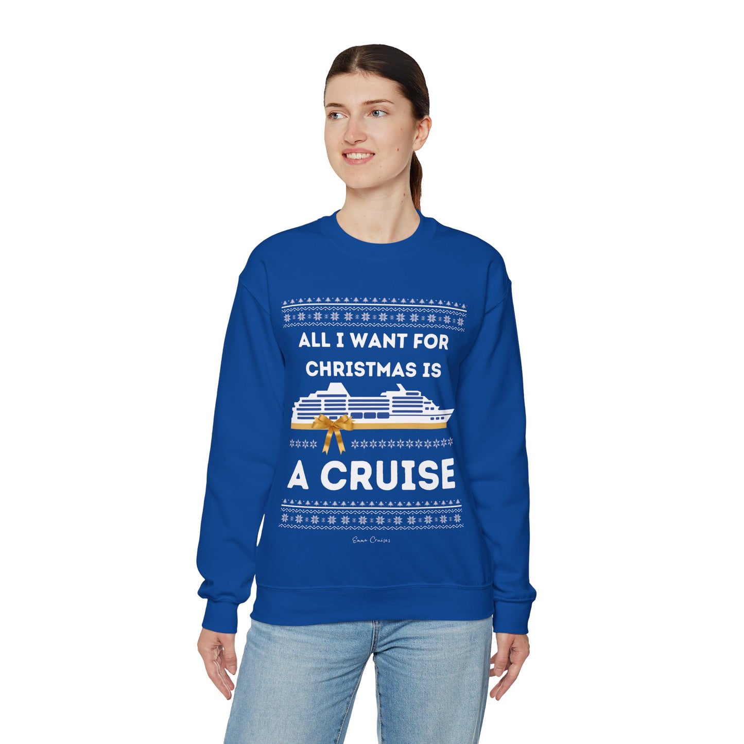 Alles, was ich mir zu Weihnachten wünsche – Unisex-Sweatshirt mit Rundhalsausschnitt