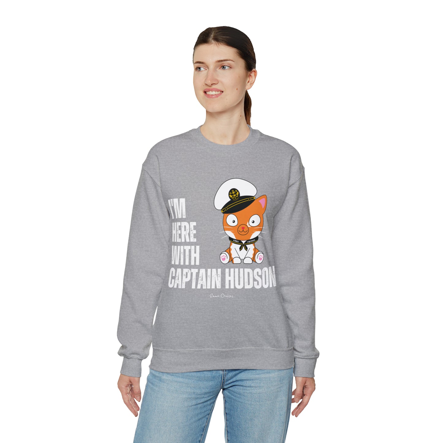 I'm With Captain Hudson - UNISEX Crewneck Sweatshirt (UK)