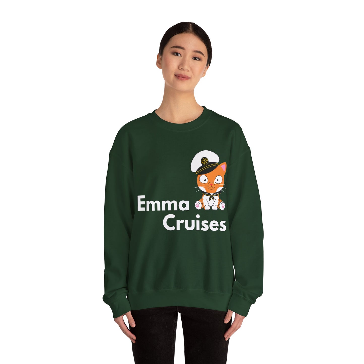 Emma Cruises - Unisex-Sweatshirt mit Rundhalsausschnitt
