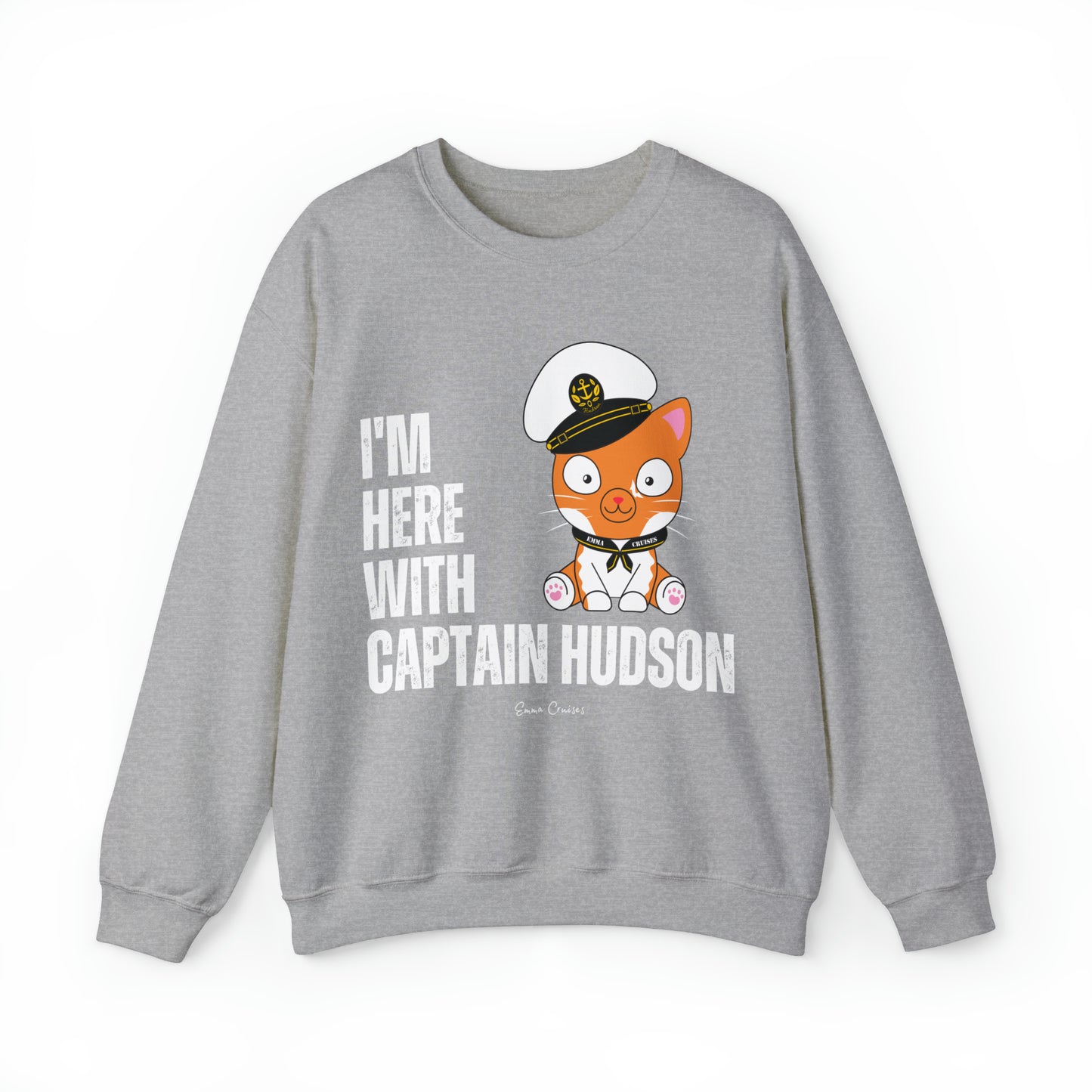 I'm With Captain Hudson - UNISEX Crewneck Sweatshirt (UK)