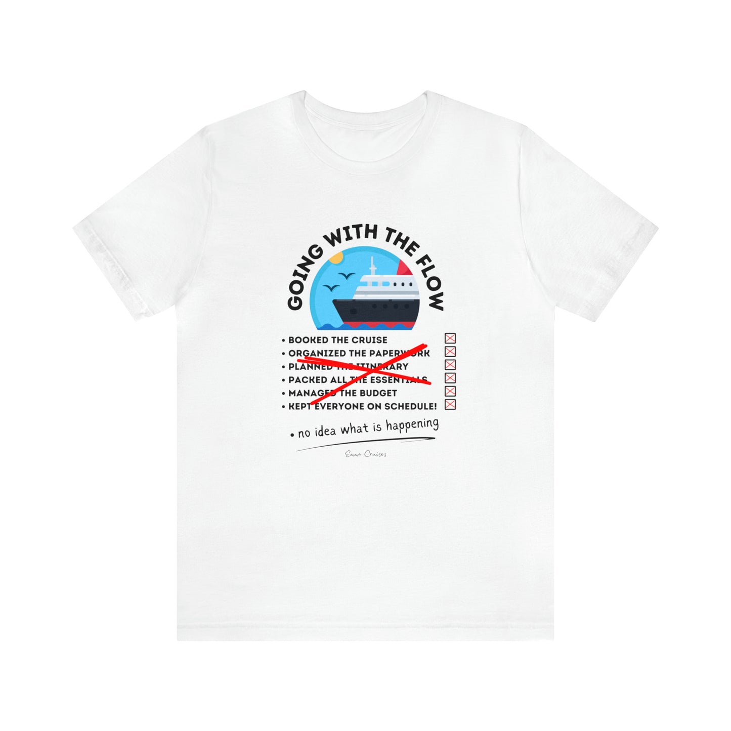 Ich gehe mit dem Fluss - UNISEX T-Shirt