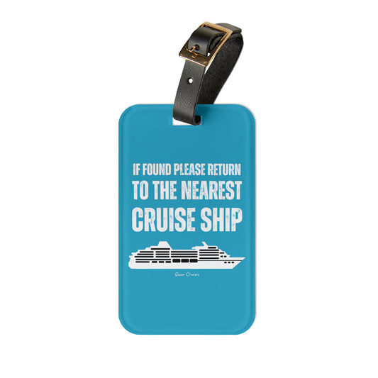 Return to Cruise Ship - Luggage Tag