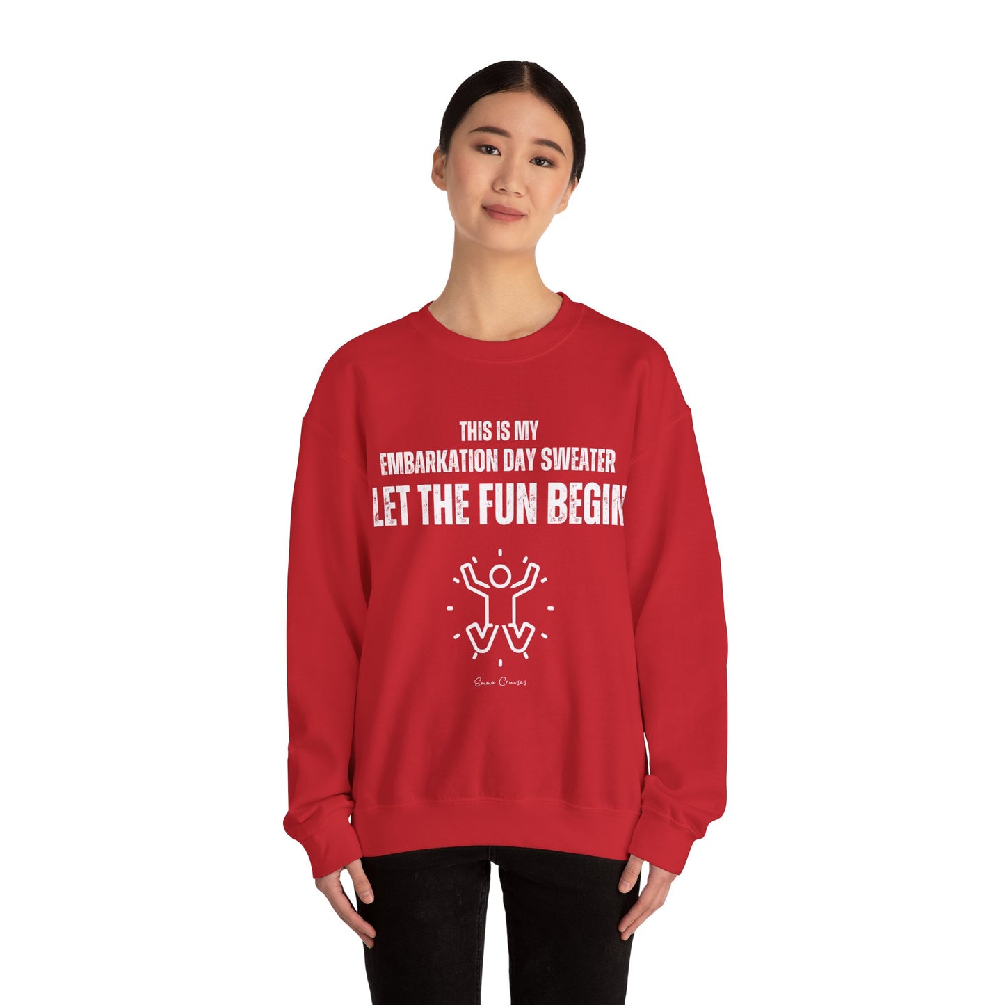 This is My Embarkation Day Sweater - UNISEX Crewneck Sweatshirt