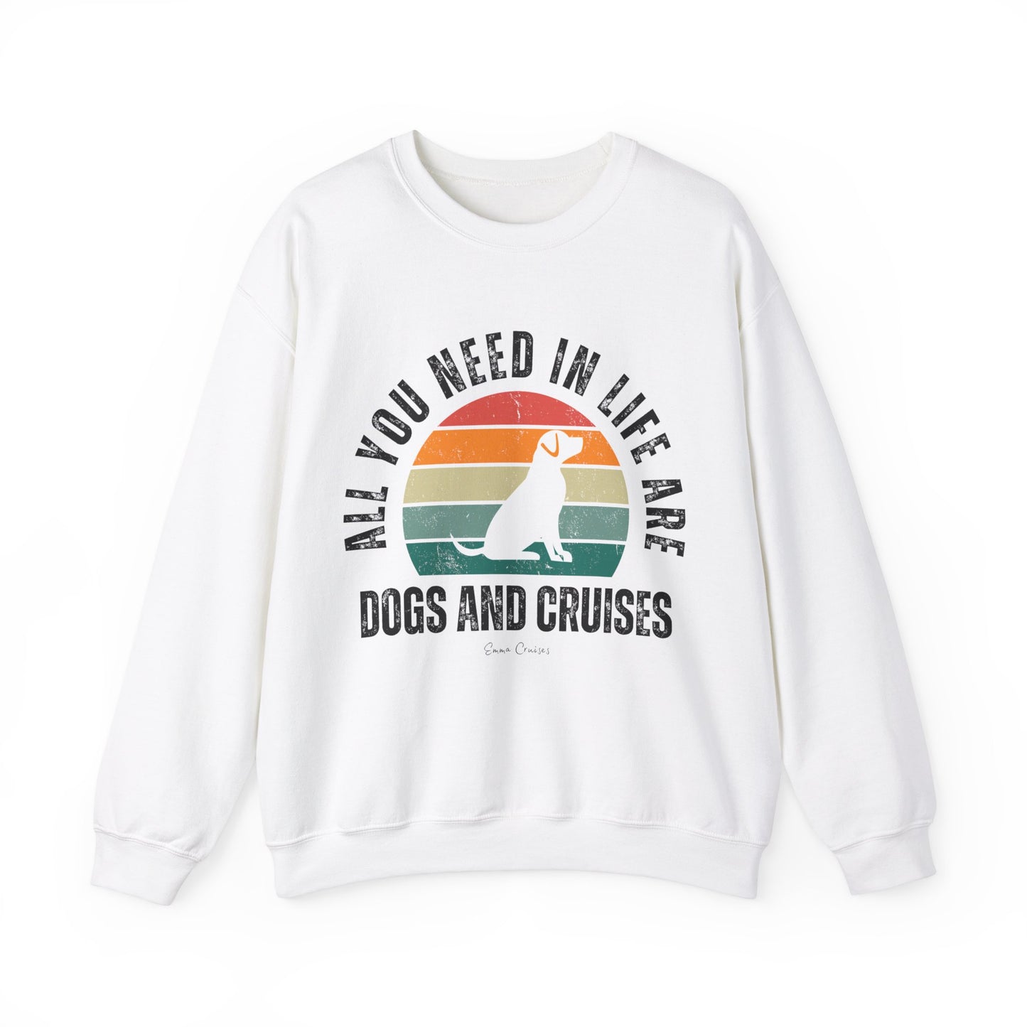 Dogs and Cruises - UNISEX Crewneck Sweatshirt