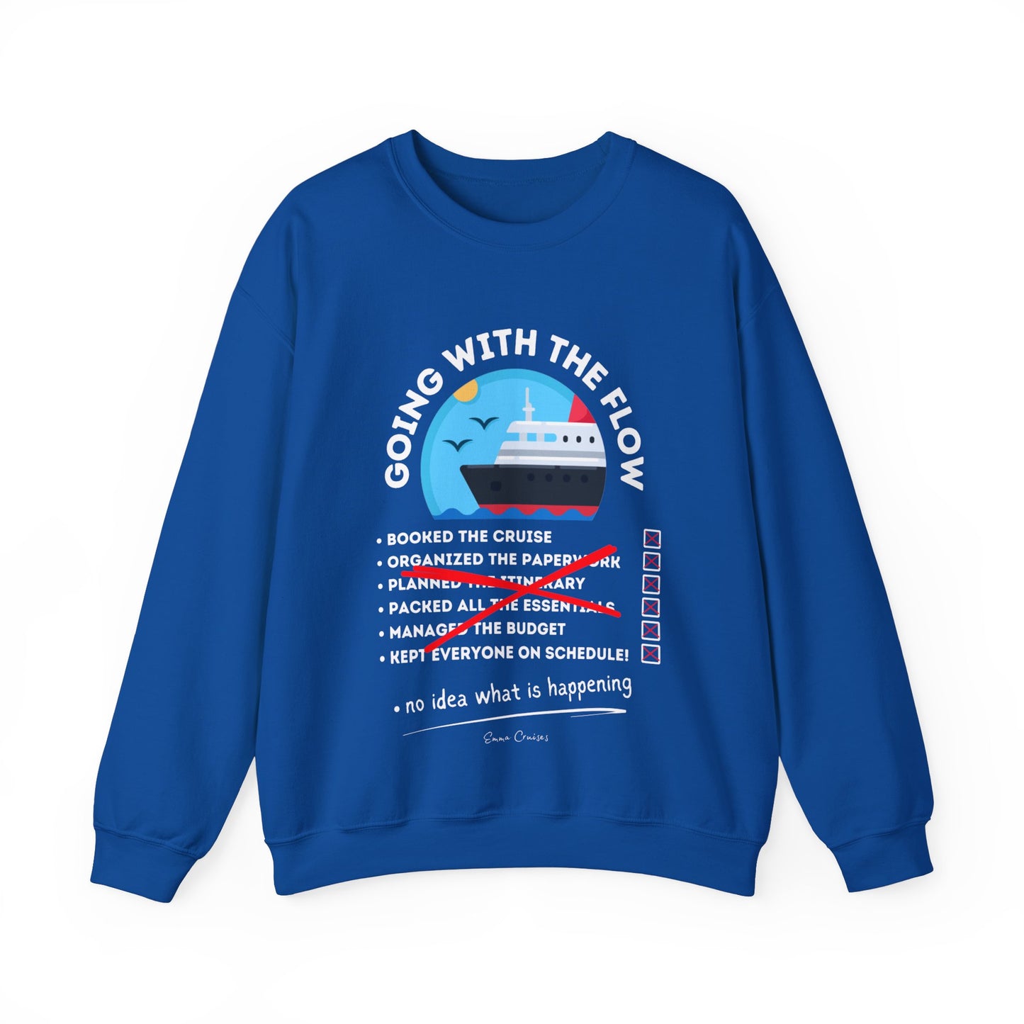 I'm Going With the Flow - UNISEX Crewneck Sweatshirt