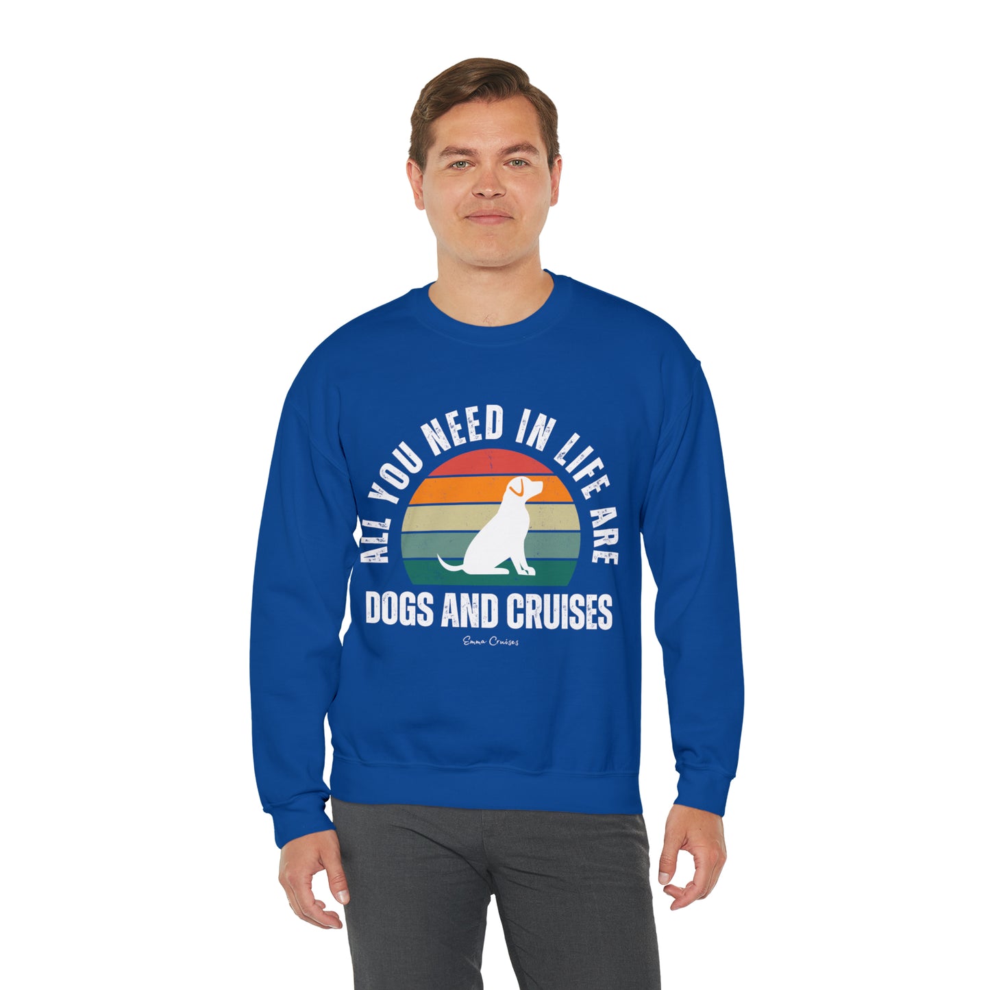 Dogs and Cruises - UNISEX Crewneck Sweatshirt (UK)