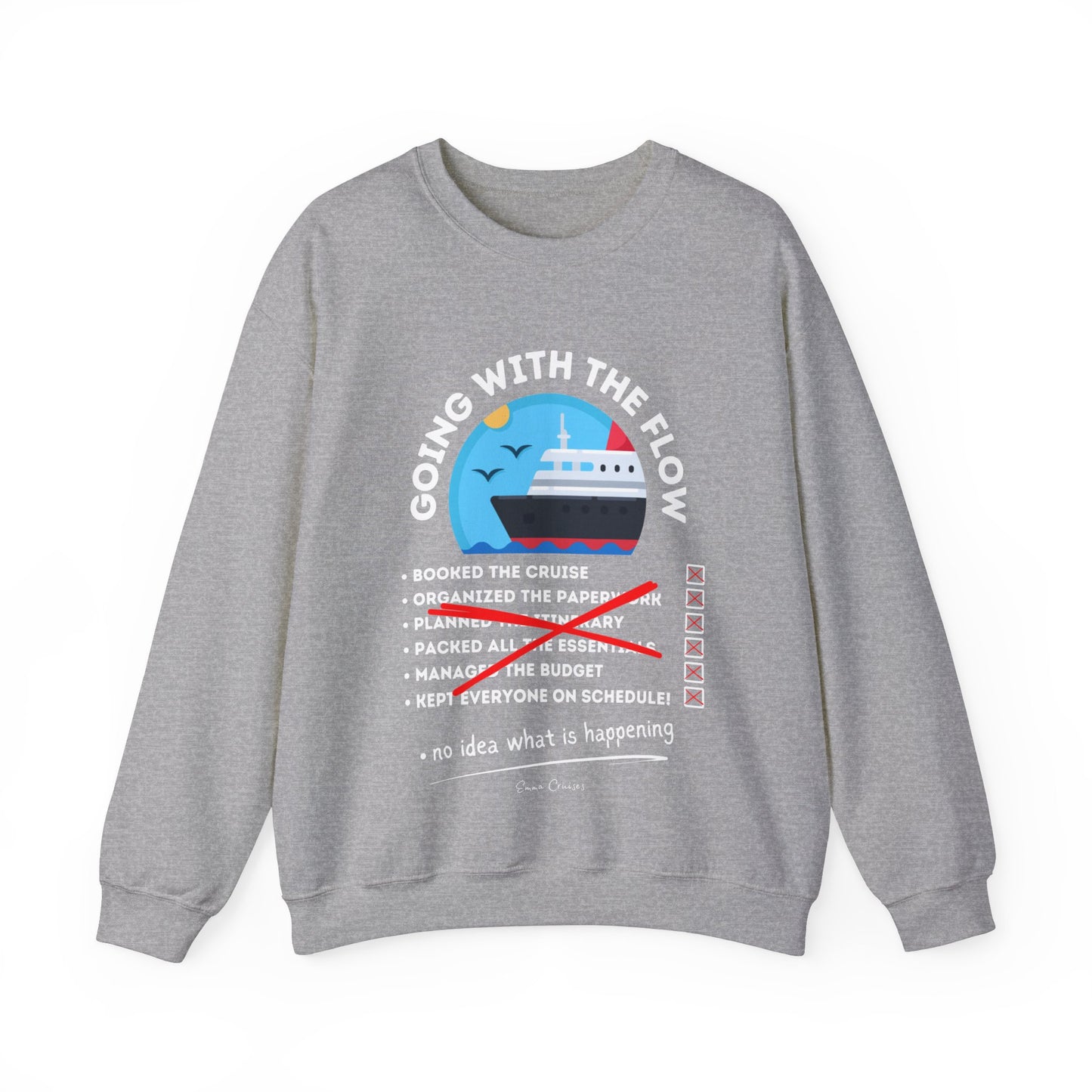 Voy con la corriente - Sudadera UNISEX Crewneck