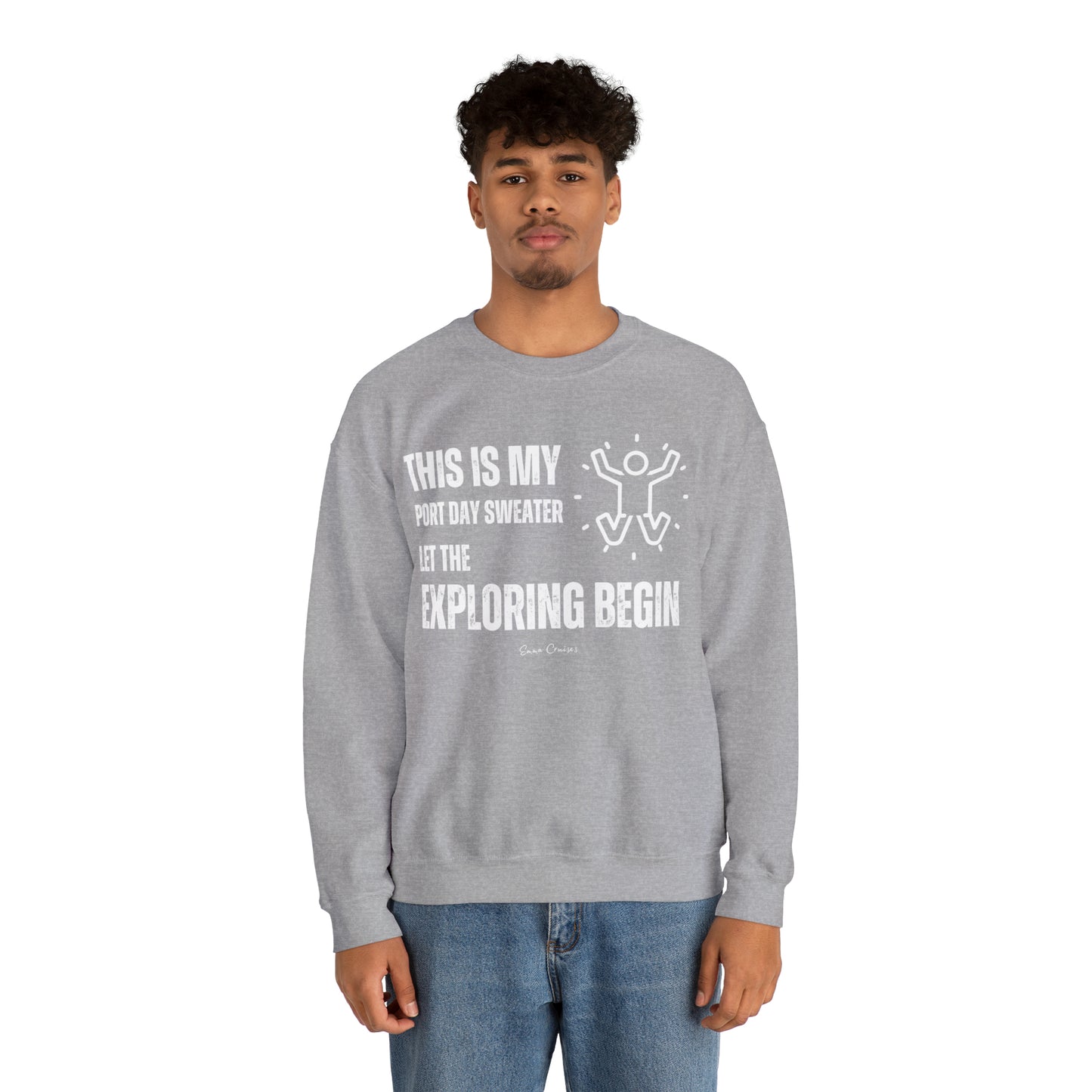 This is My Port Day Sweater - UNISEX Crewneck Sweatshirt (UK)