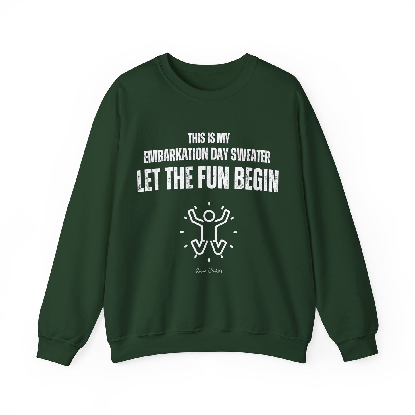 This is My Embarkation Day Sweater - UNISEX Crewneck Sweatshirt