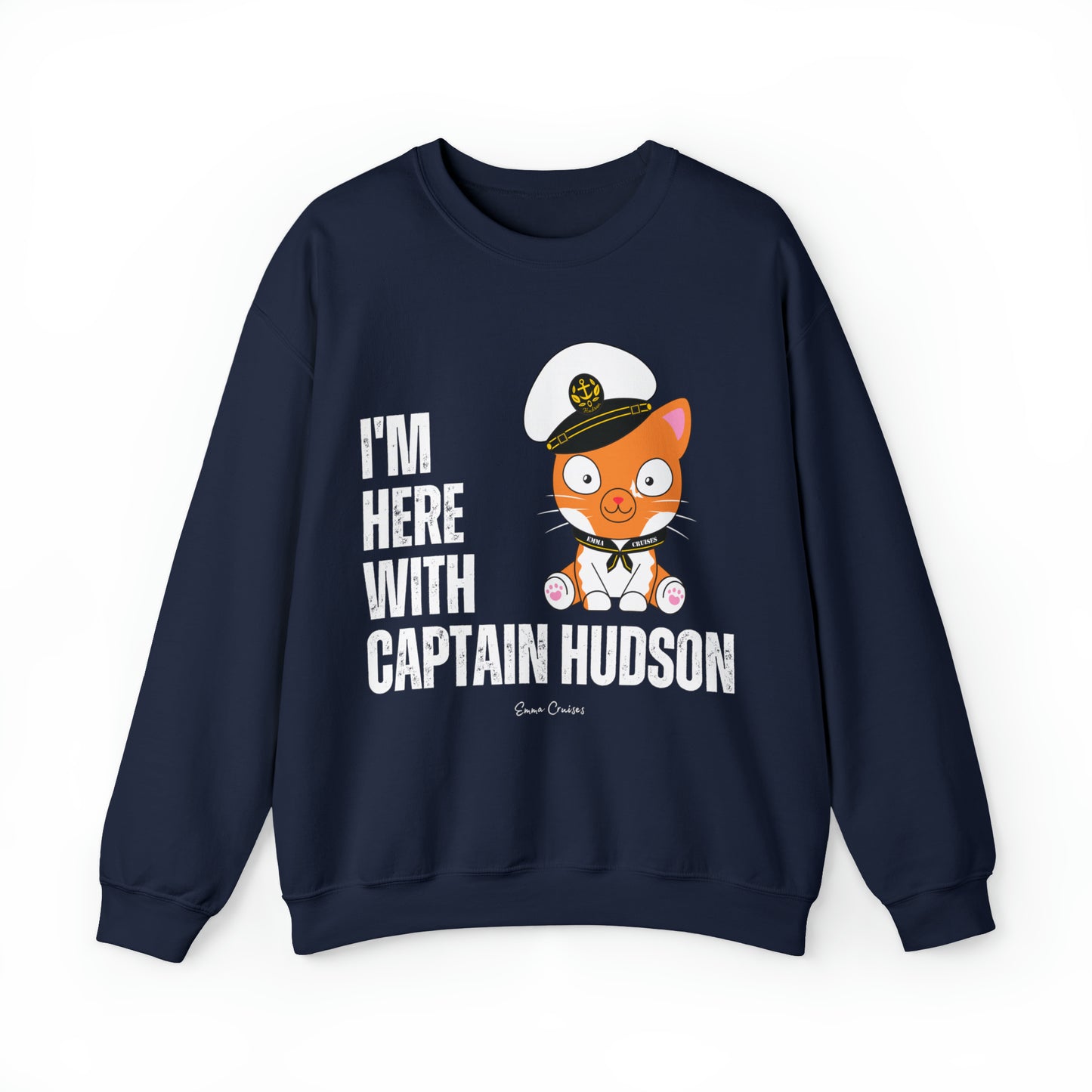 I'm With Captain Hudson - UNISEX Crewneck Sweatshirt (UK)