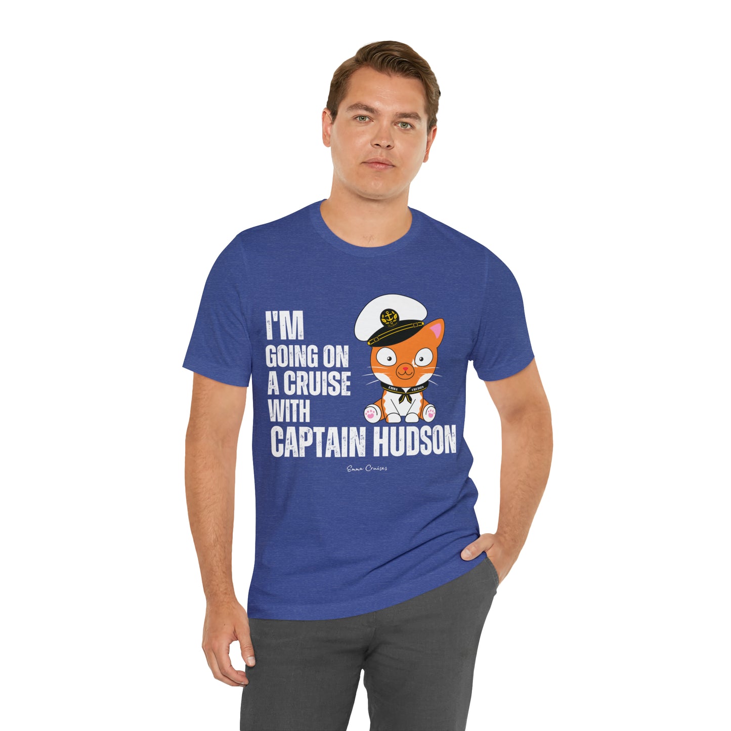Voy a un crucero con el Capitán Hudson - Camiseta UNISEX